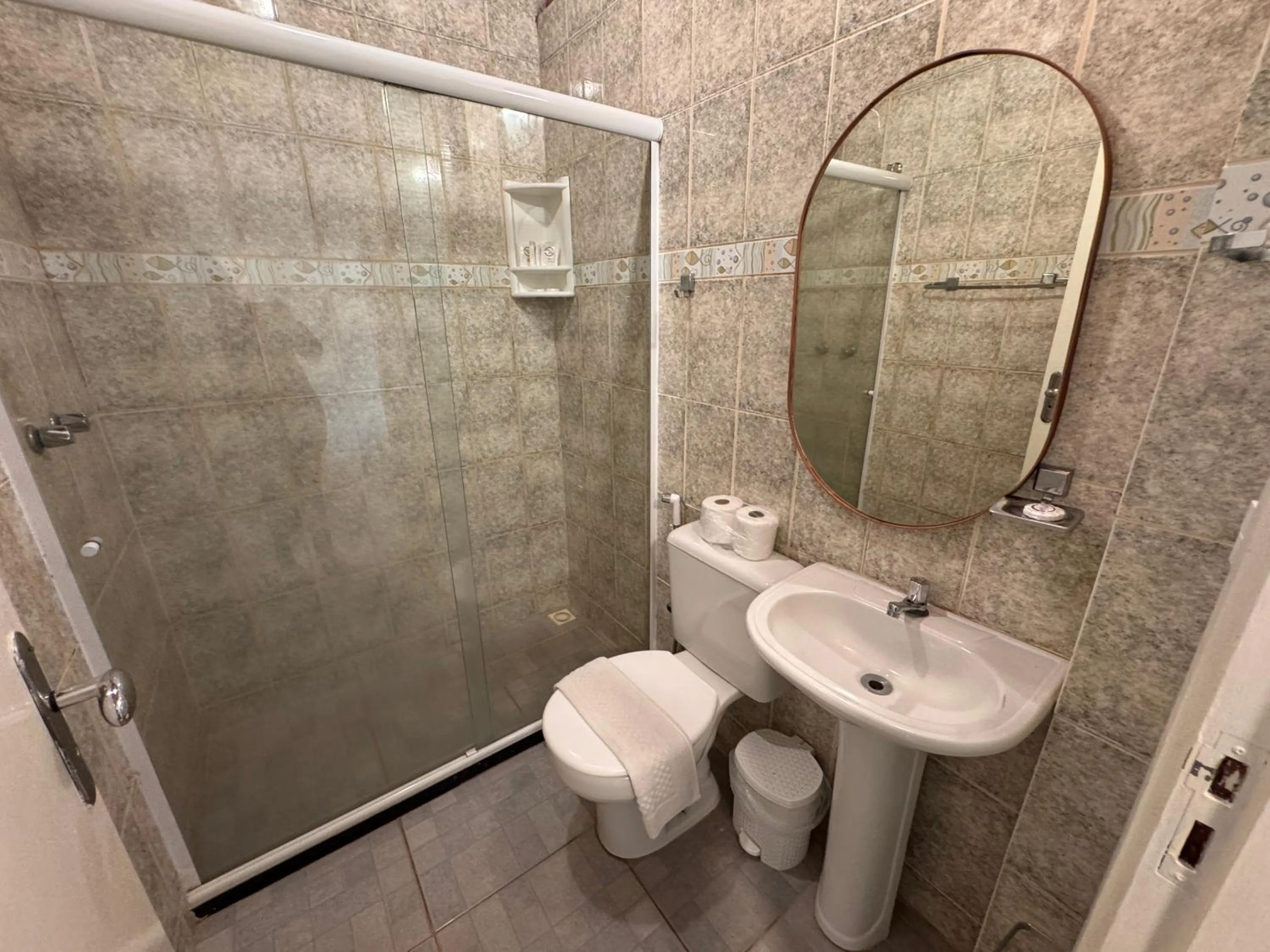 Bathroom in Pousada Porto Praia