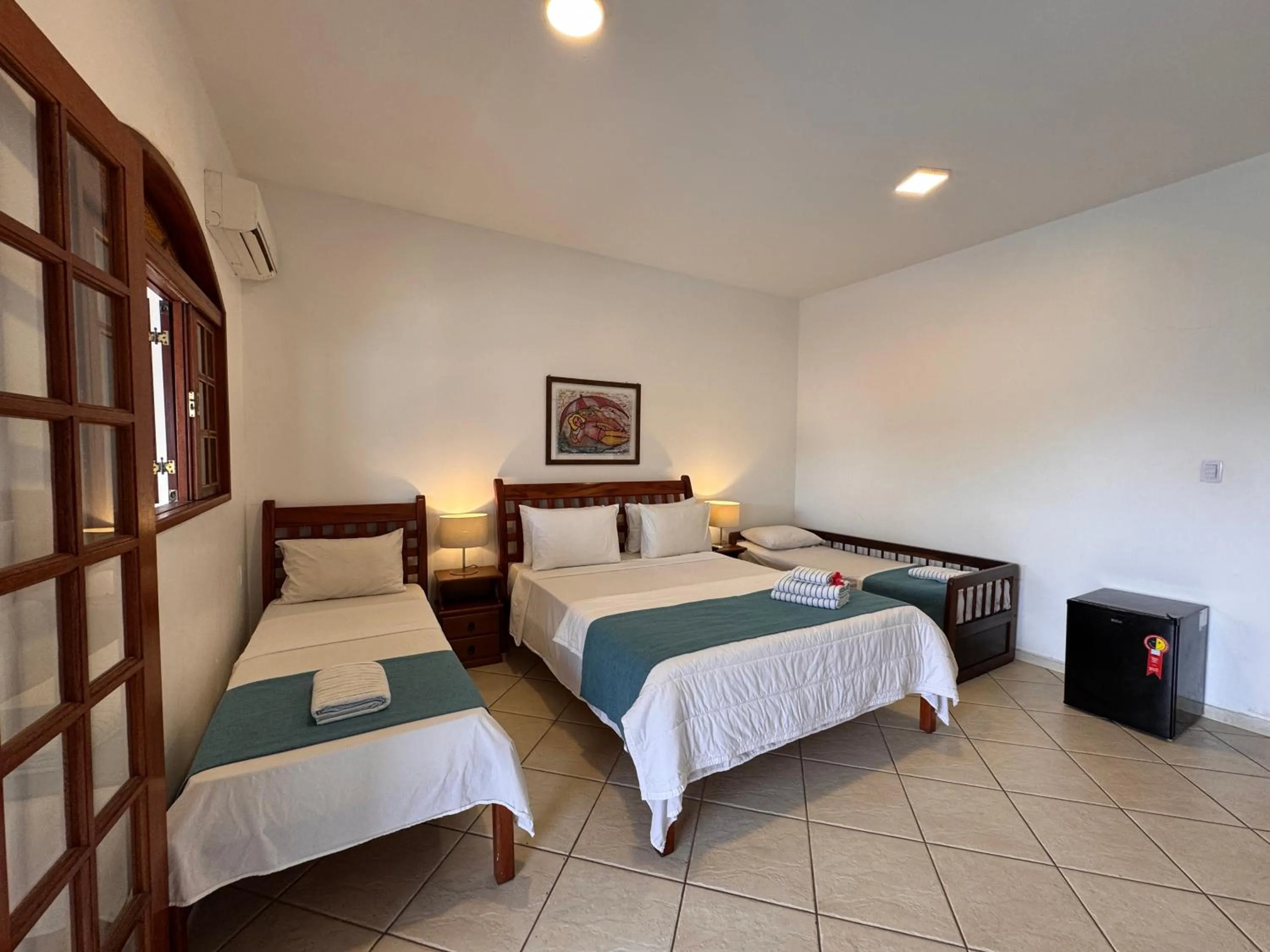 Bed in Pousada Porto Praia