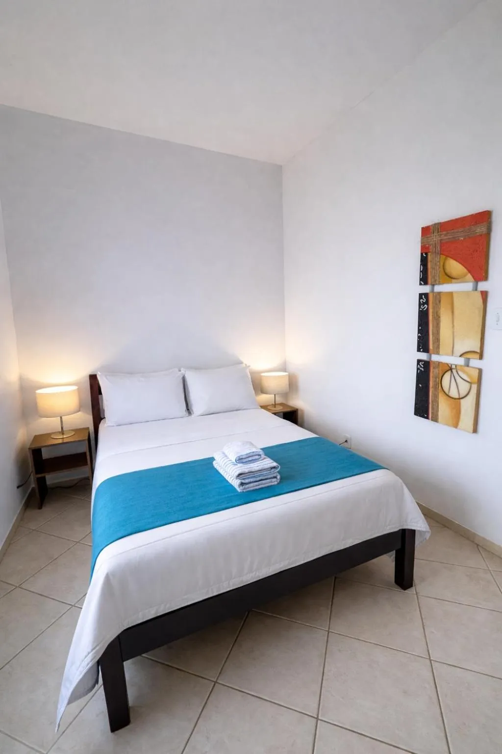 Bed in Pousada Porto Praia