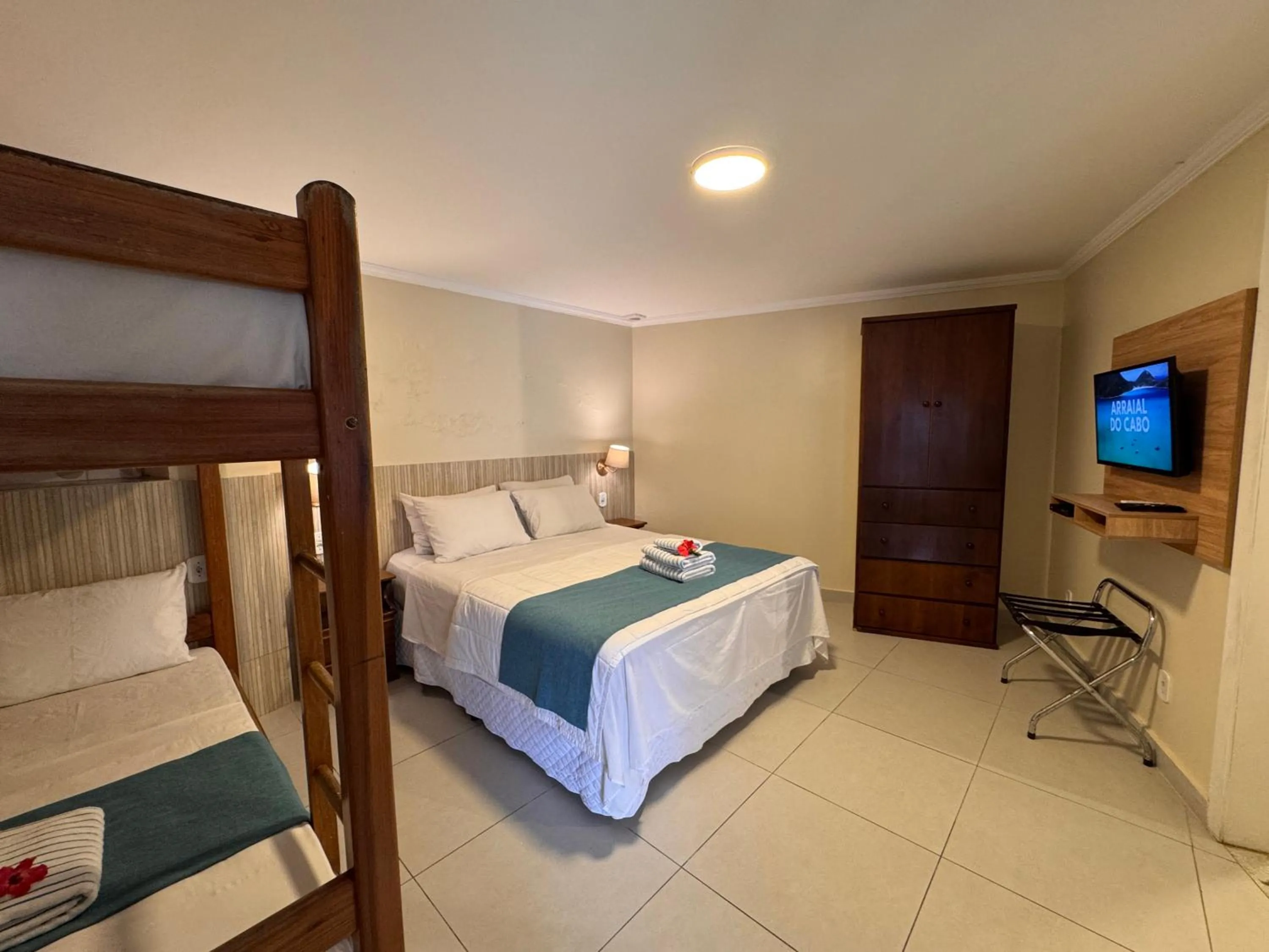 Bed in Pousada Porto Praia