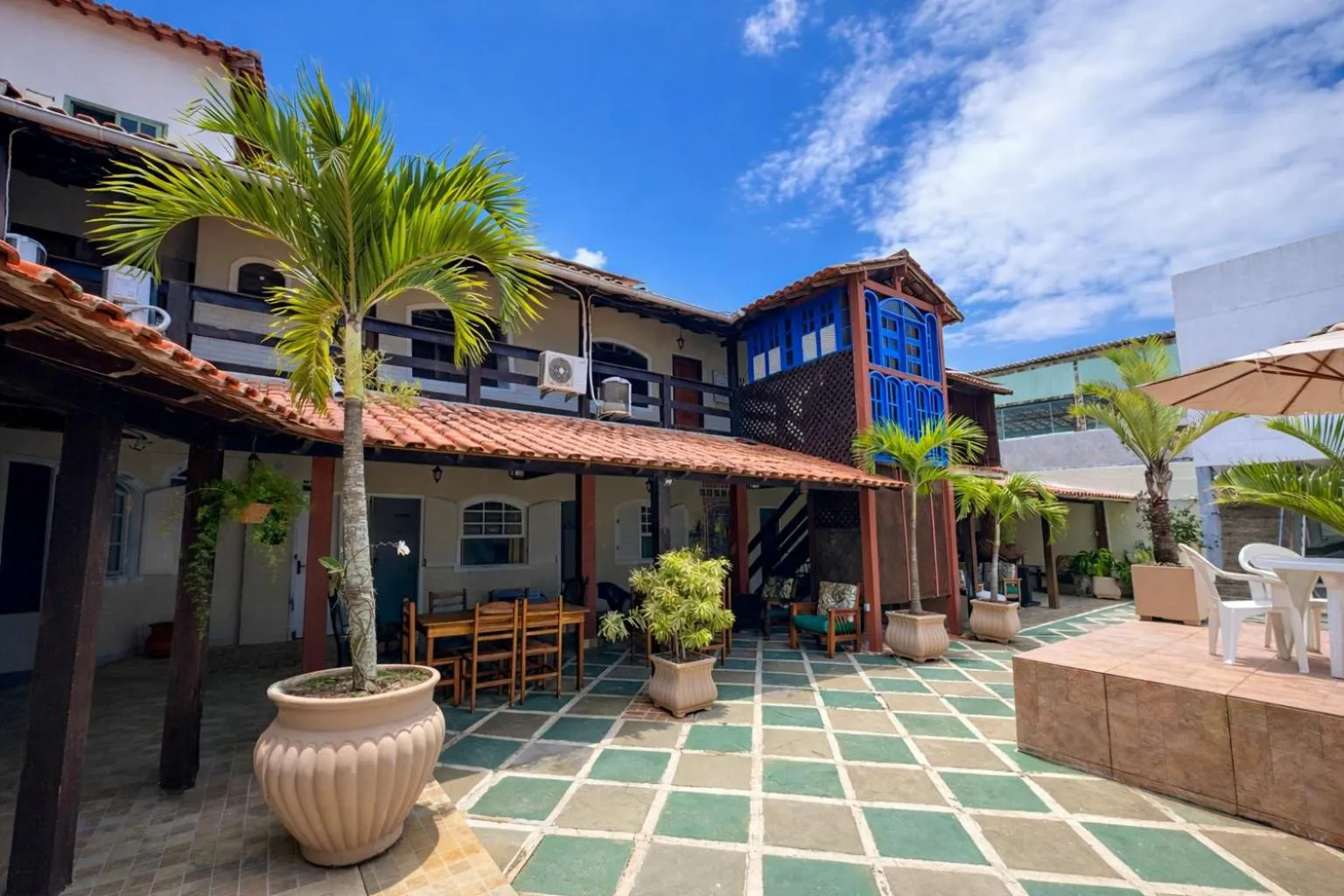 Patio in Pousada Porto Praia