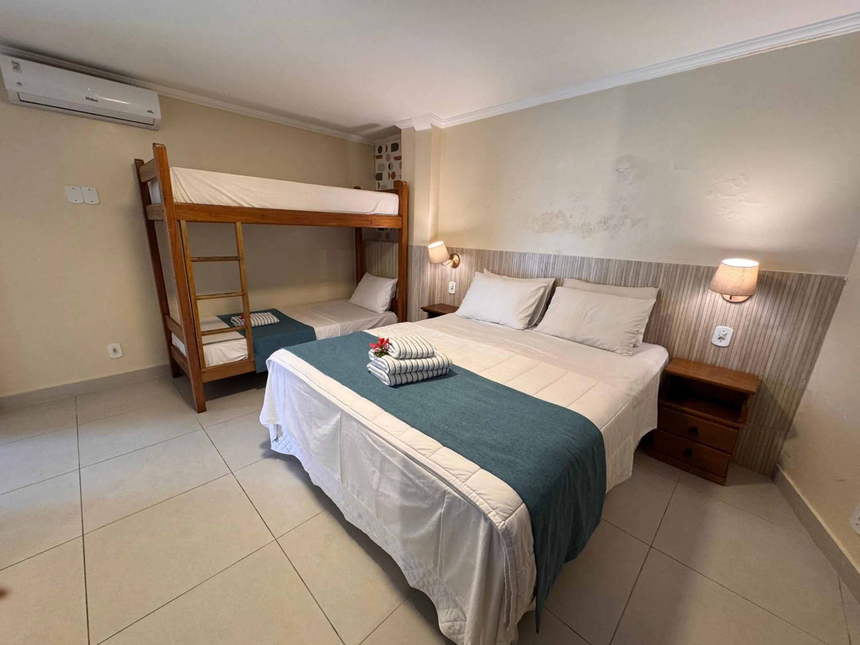 Bed in Pousada Porto Praia