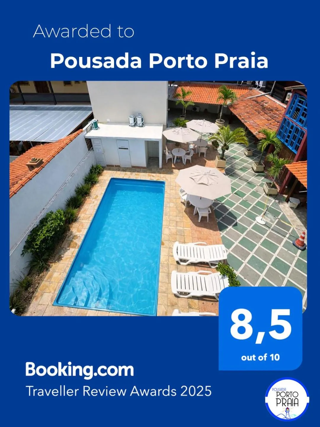 Patio in Pousada Porto Praia