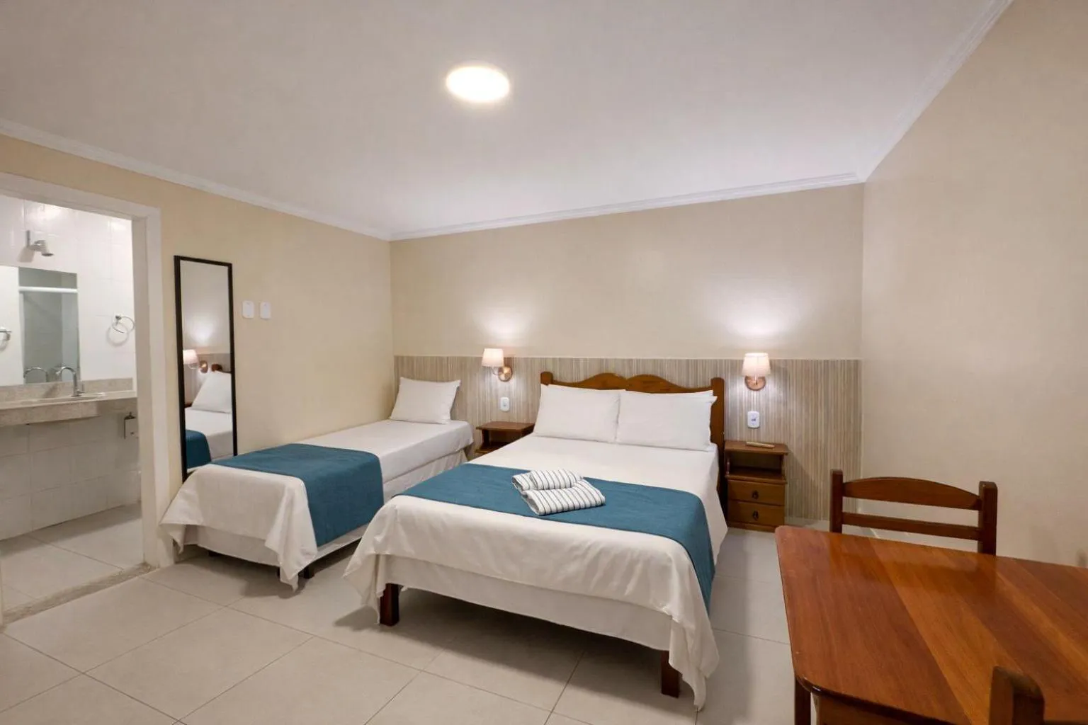 Bed in Pousada Porto Praia