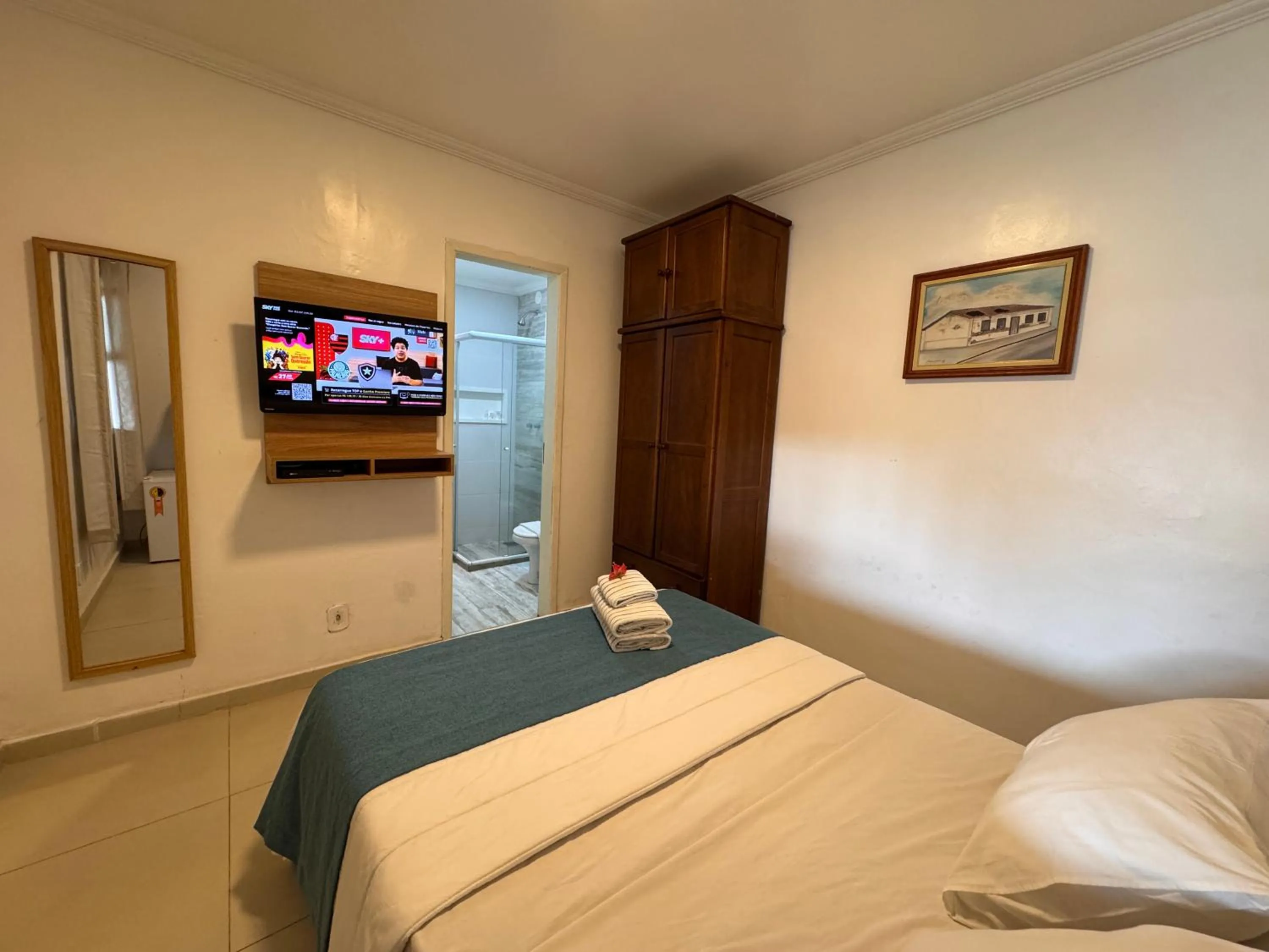 Bed in Pousada Porto Praia