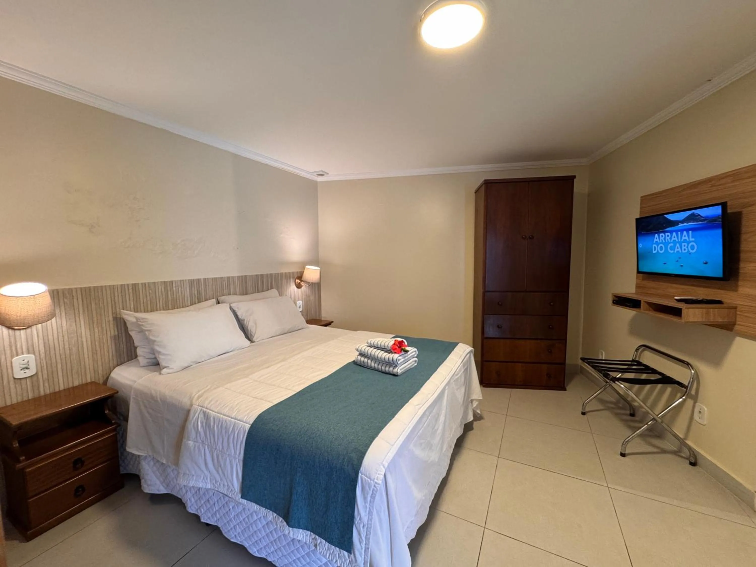 Bed in Pousada Porto Praia