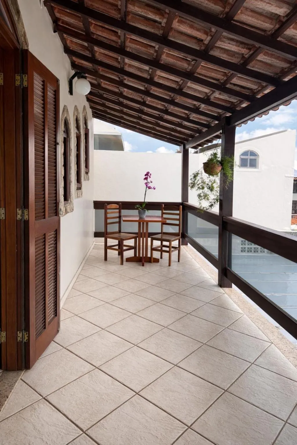 Balcony/Terrace in Pousada Porto Praia