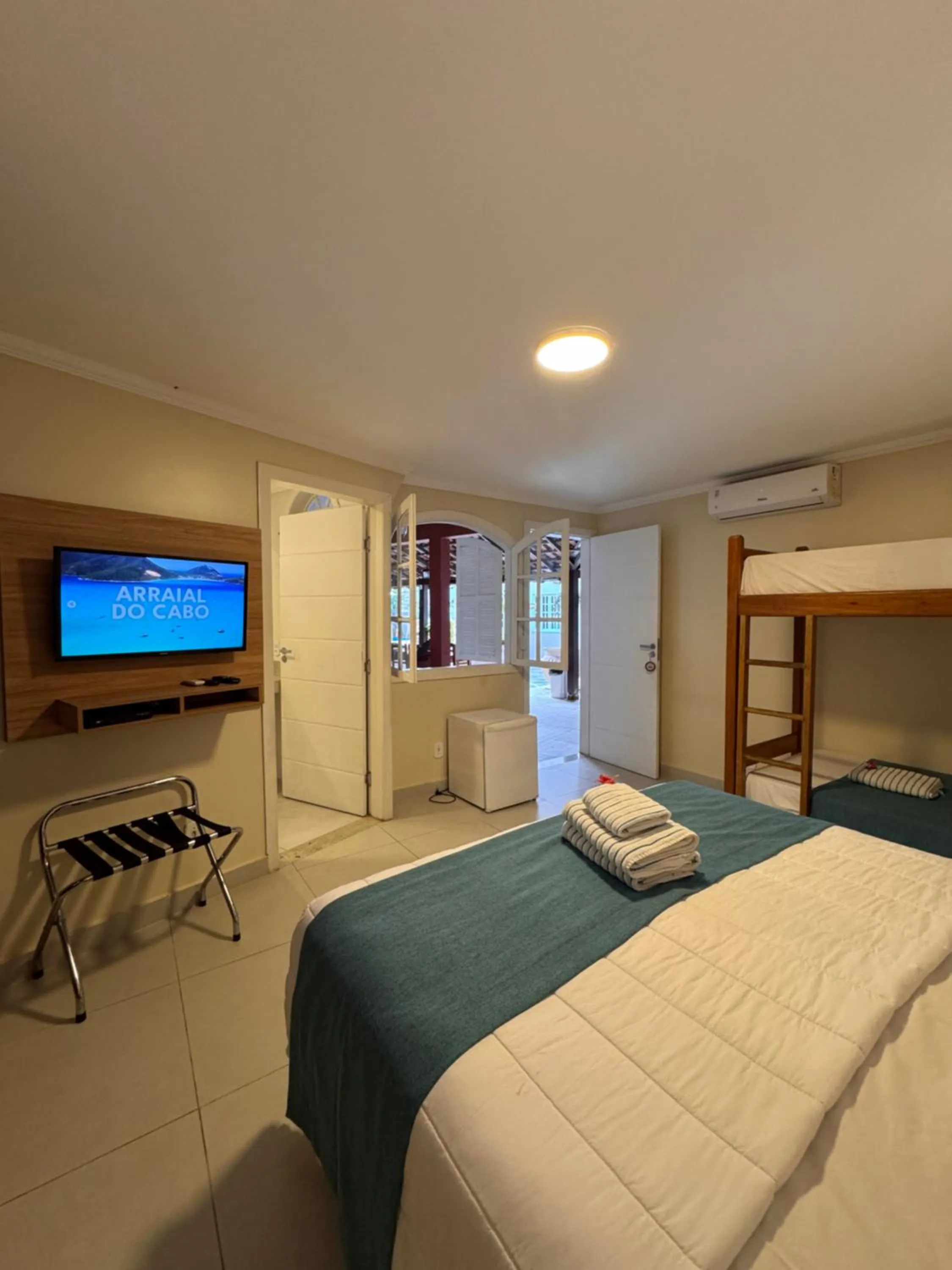 Bed in Pousada Porto Praia