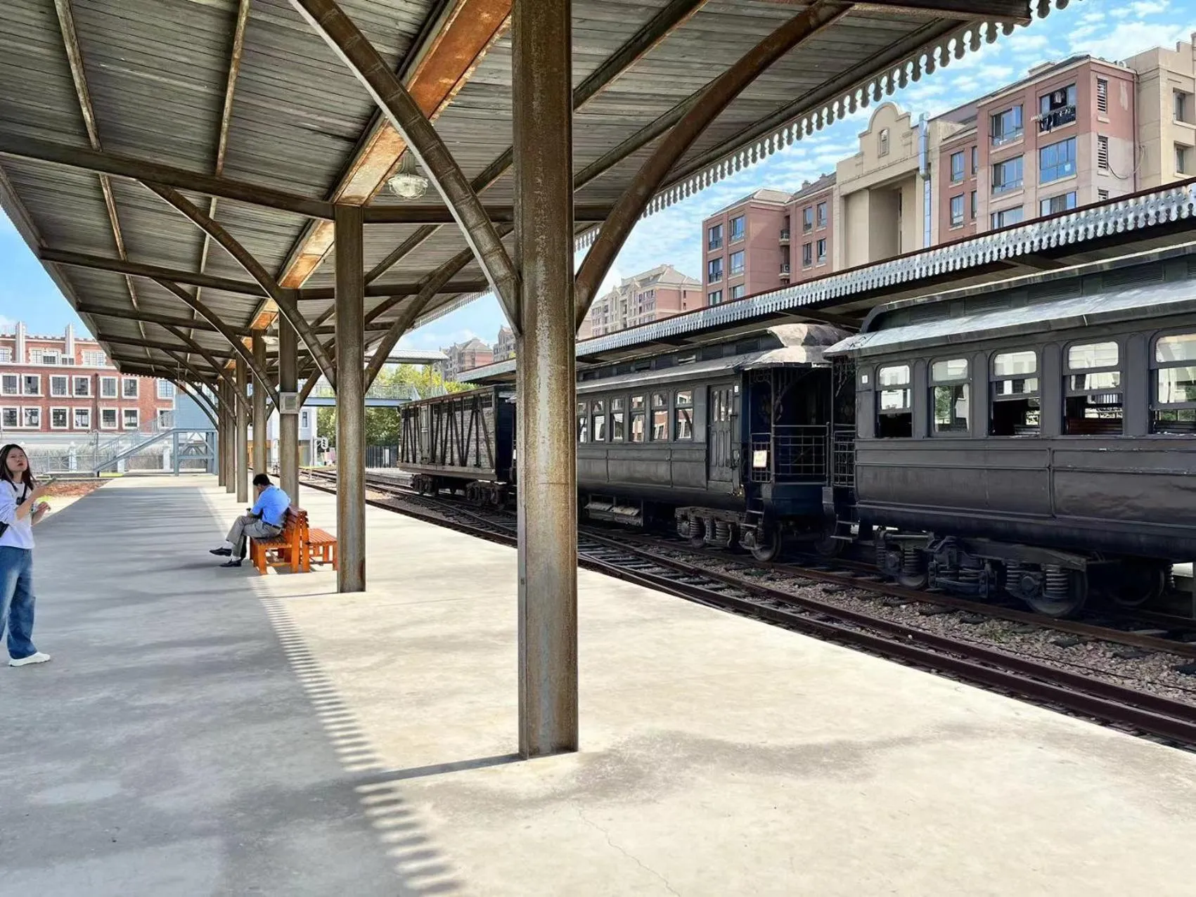 City view in JingLai Bushe Hotel Bund Nanjing West Road Shanghai