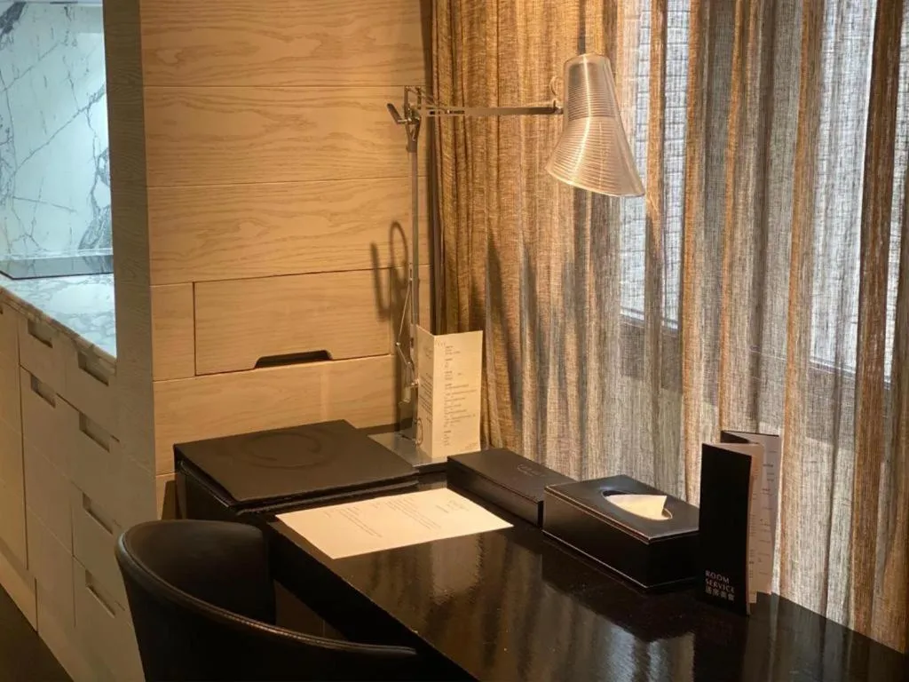 Seating area in JingLai Bushe Hotel Bund Nanjing West Road Shanghai