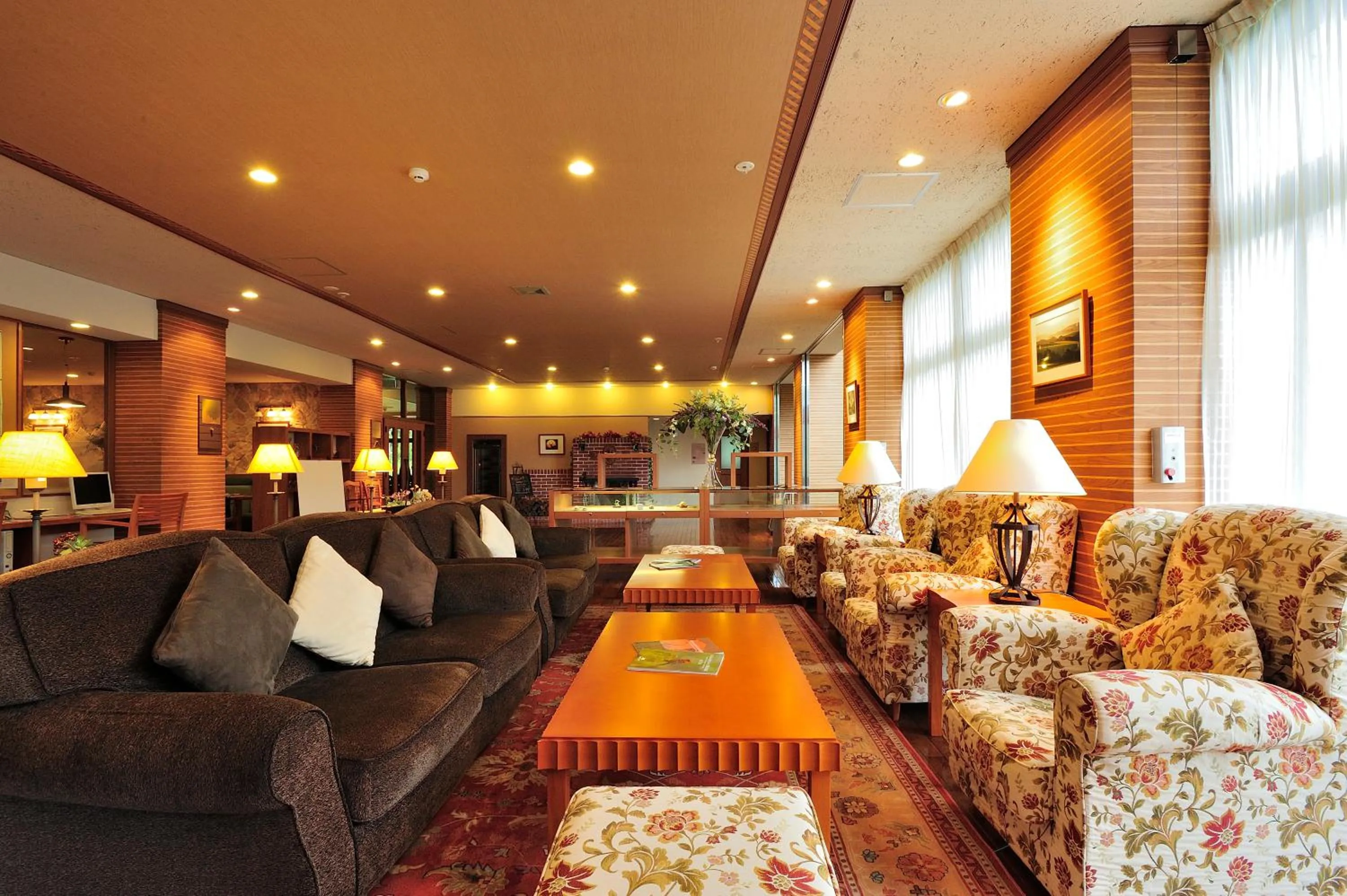 Lobby or reception in Asahidake Onsen Hotel Deer Valley