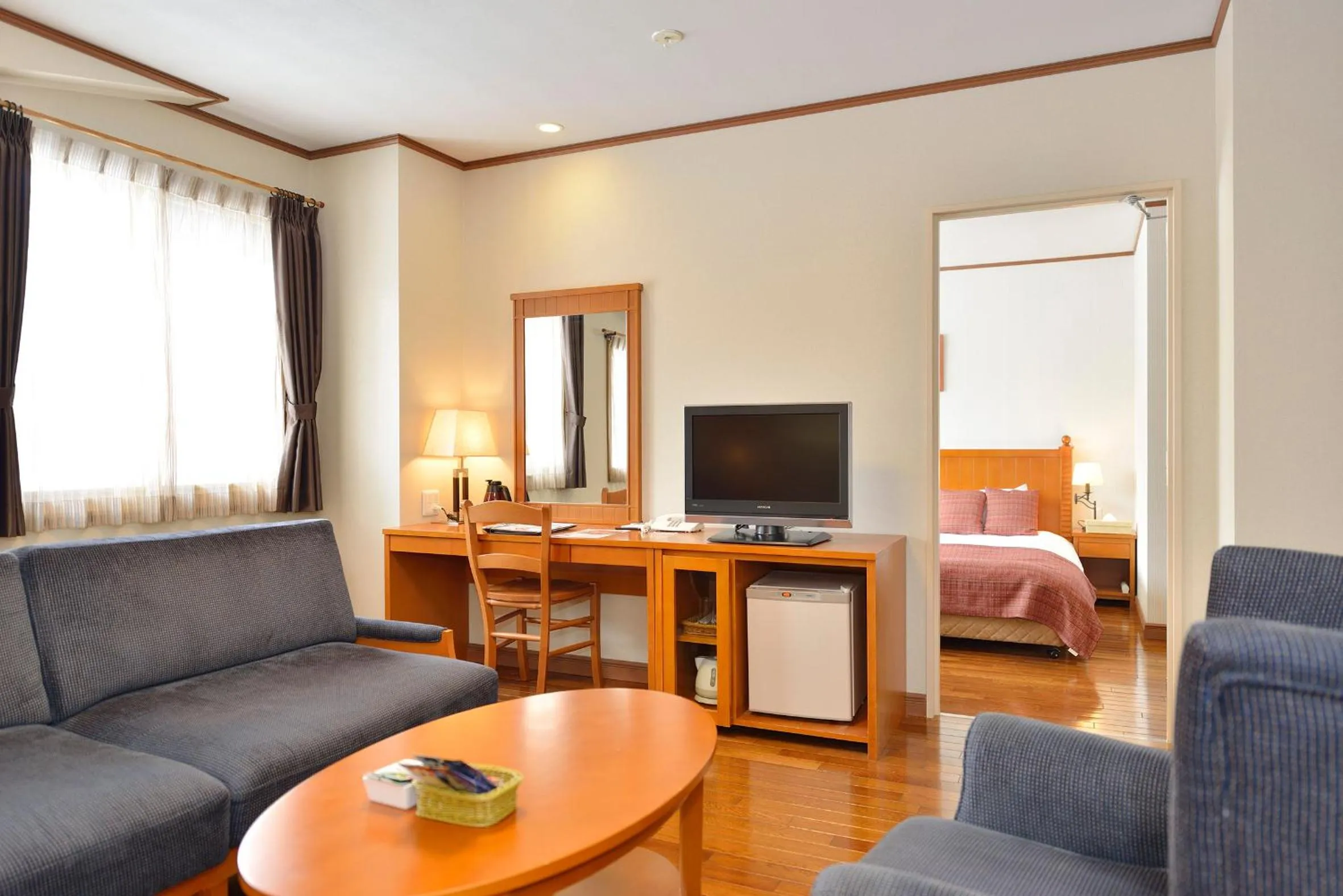 Photo of the whole room, Seating Area in Asahidake Onsen Hotel Deer Valley
