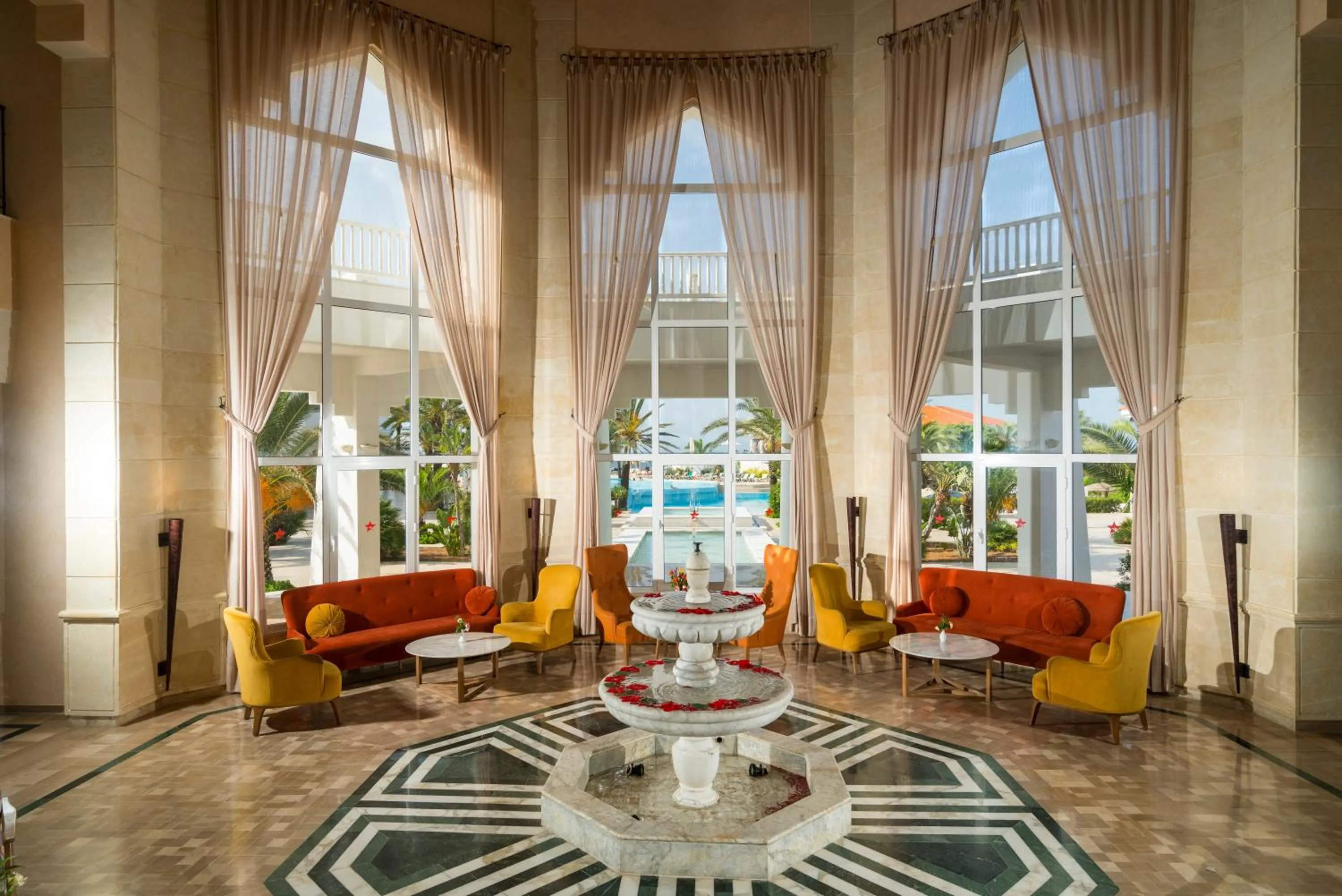 Living room in Thabraca Thalasso & Diving