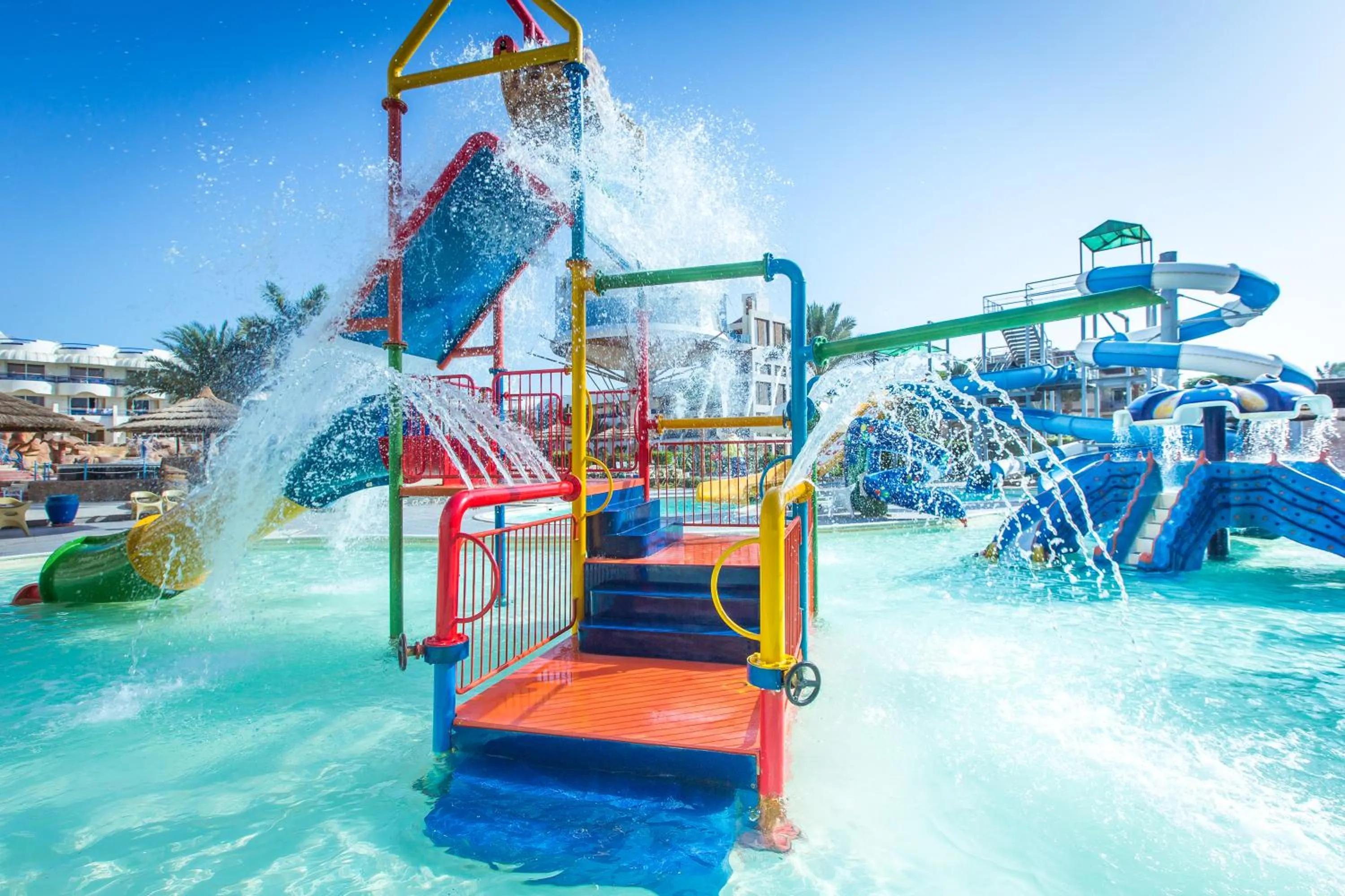 Aqua park in Seagull Beach Resort - Families and Couples Only