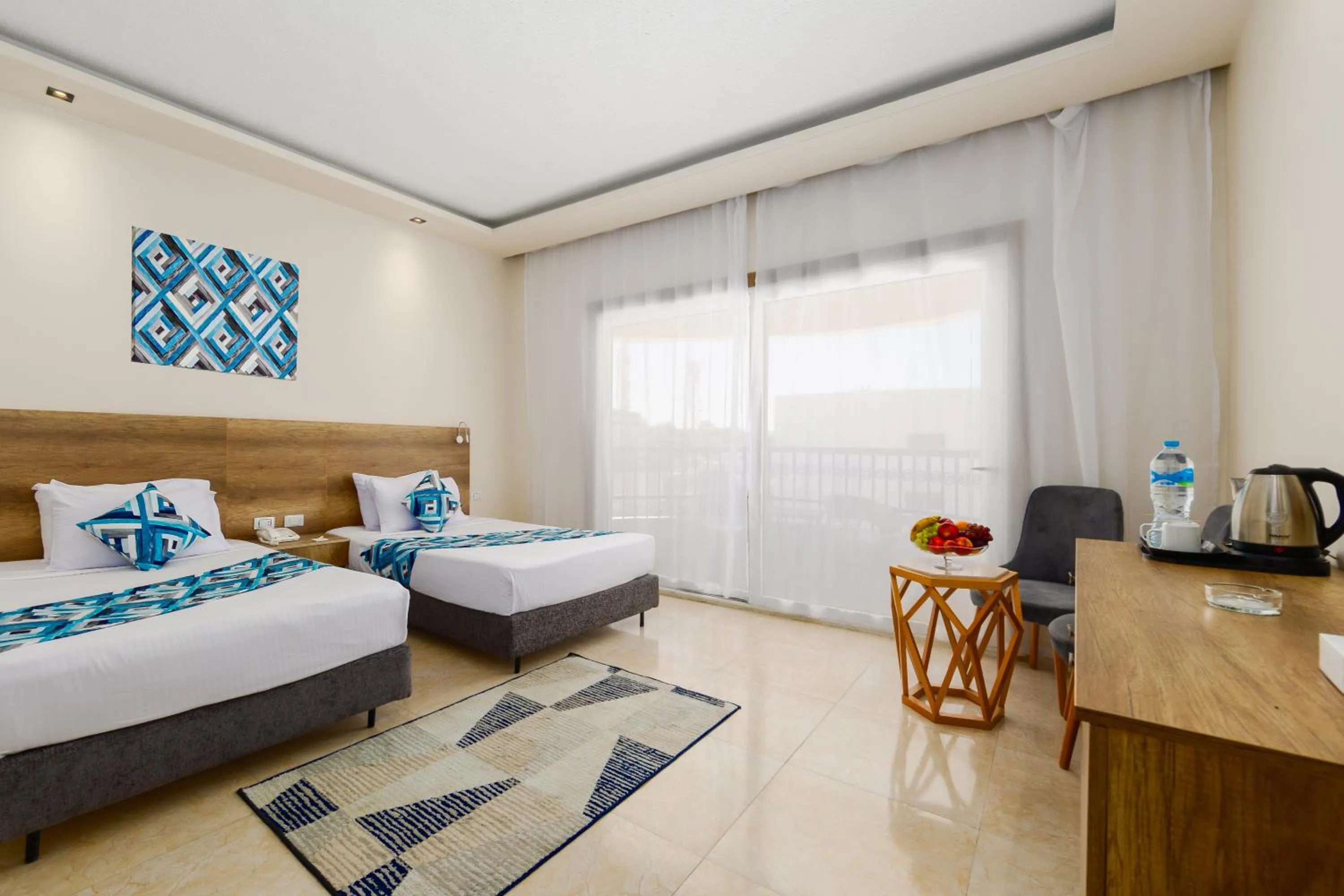 Bedroom, Bed in Seagull Beach Resort - Families and Couples Only