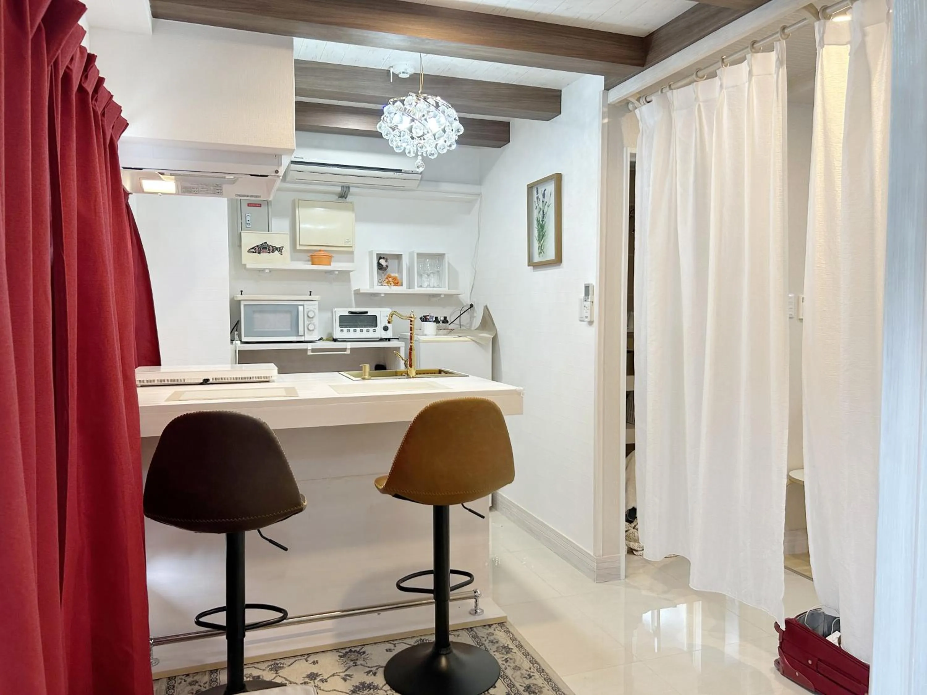 Kitchen or kitchenette in Ocean Villa Tin Gala