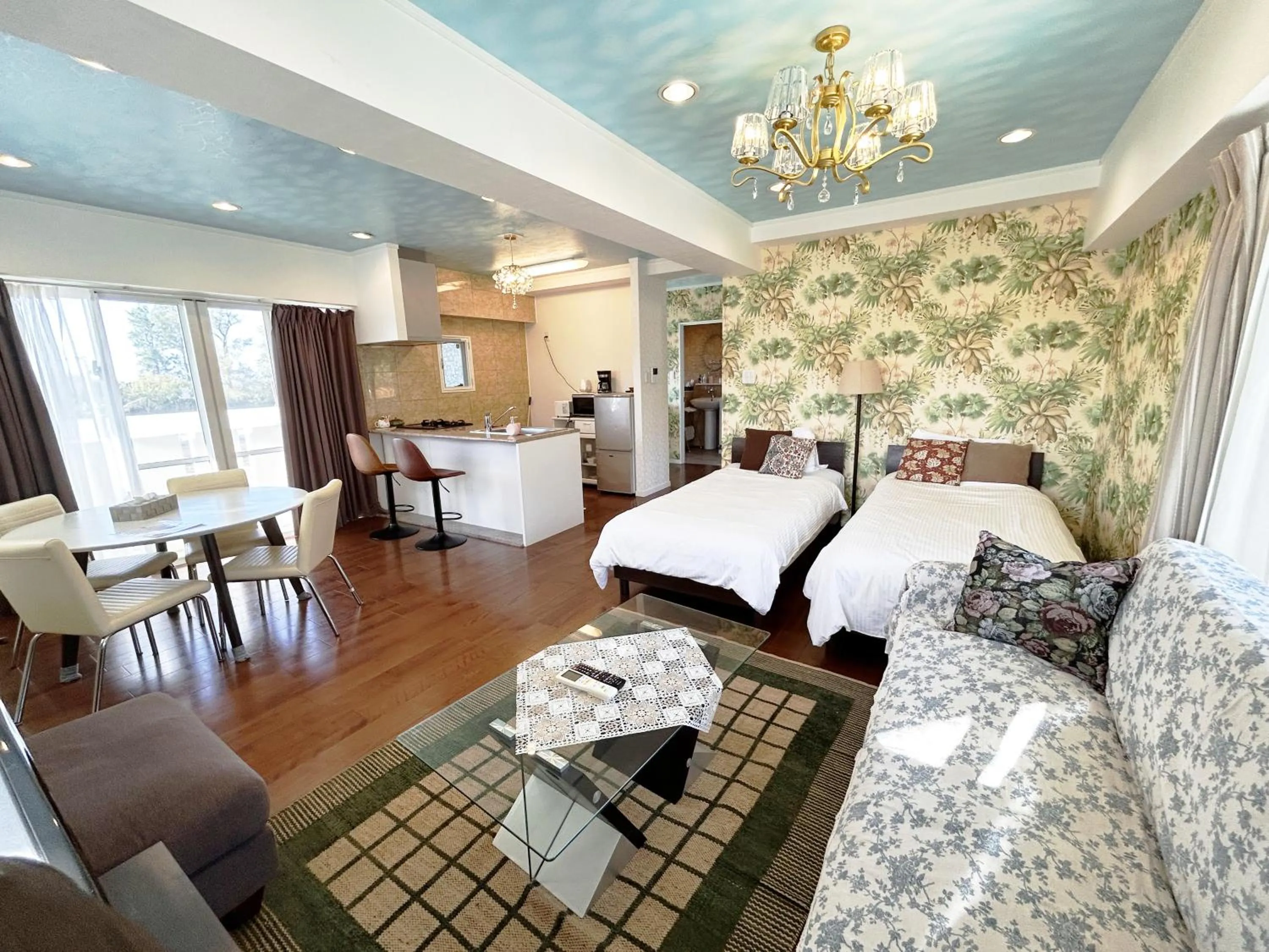 On site, Bed in Ocean Villa Tin Gala