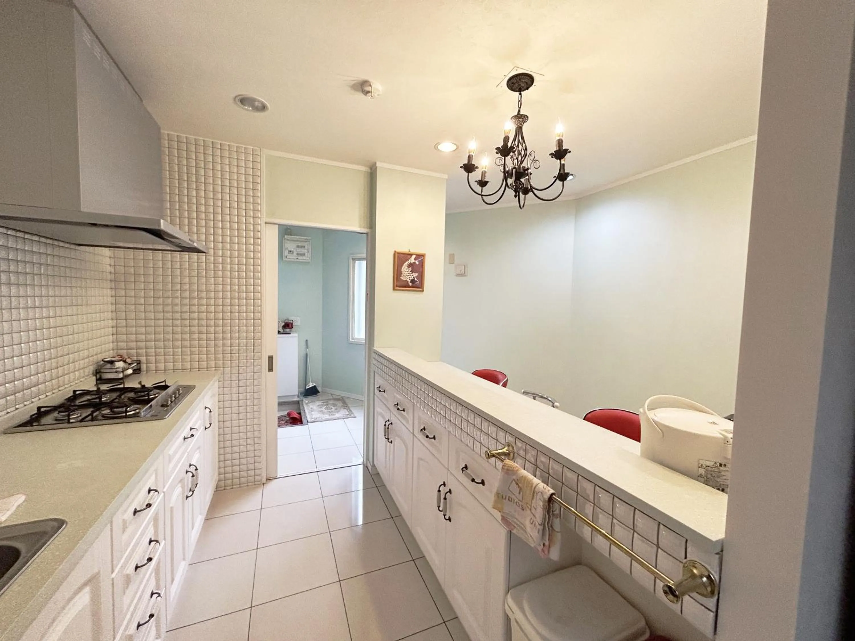 Kitchen or kitchenette in Ocean Villa Tin Gala