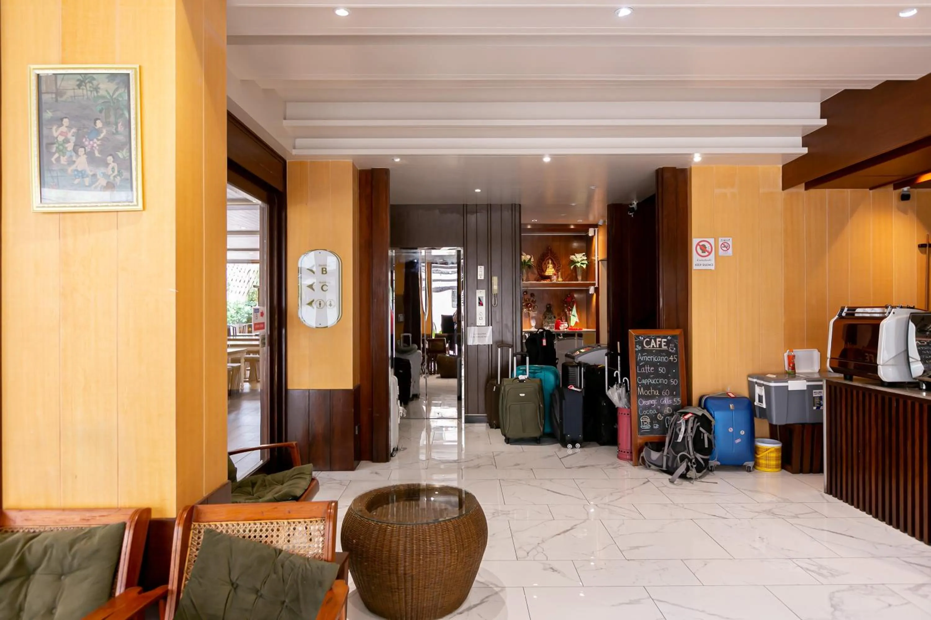 Lobby or reception in A Room Bangkok Sathorn