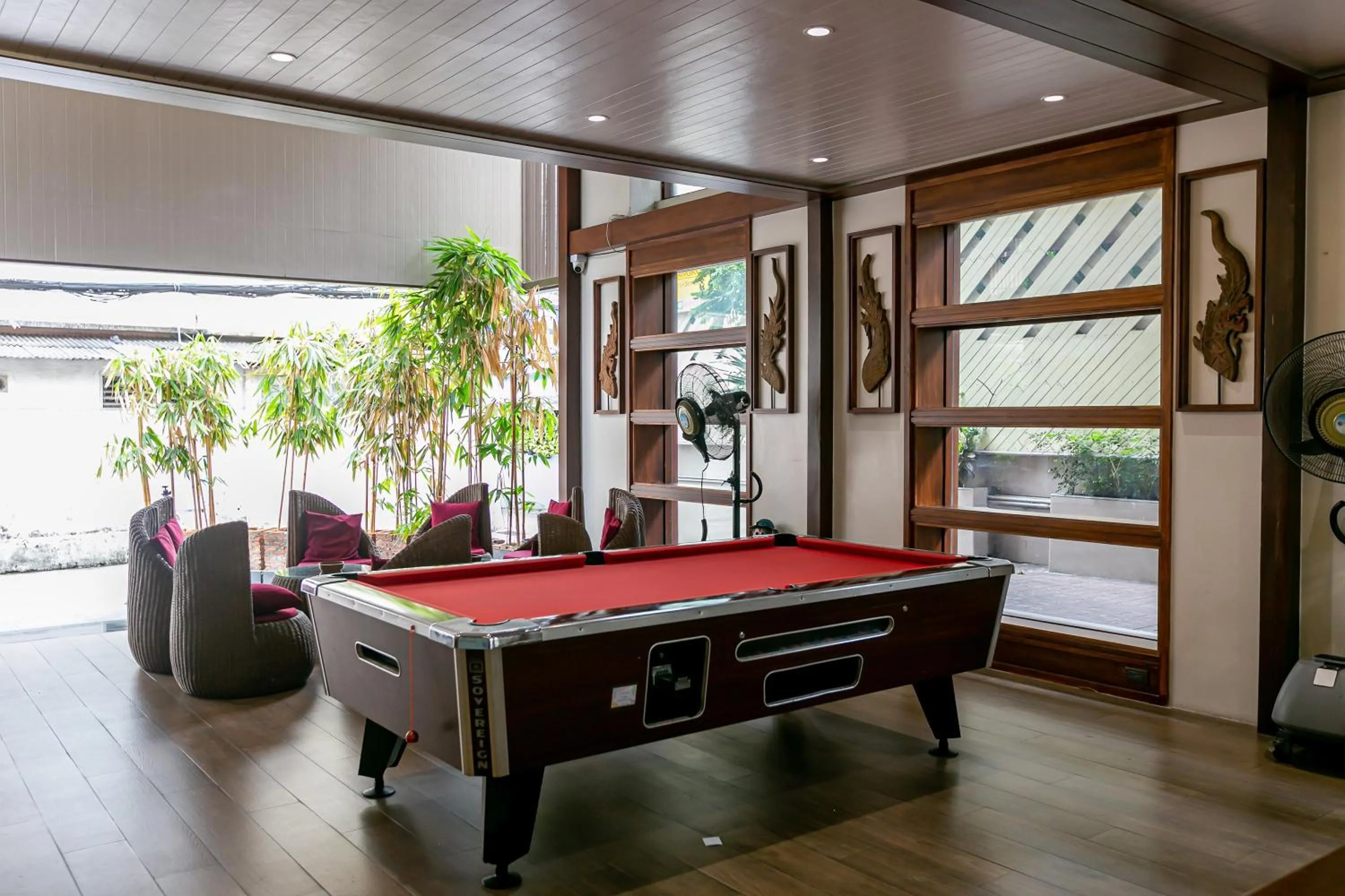 Dining area in A Room Bangkok Sathorn