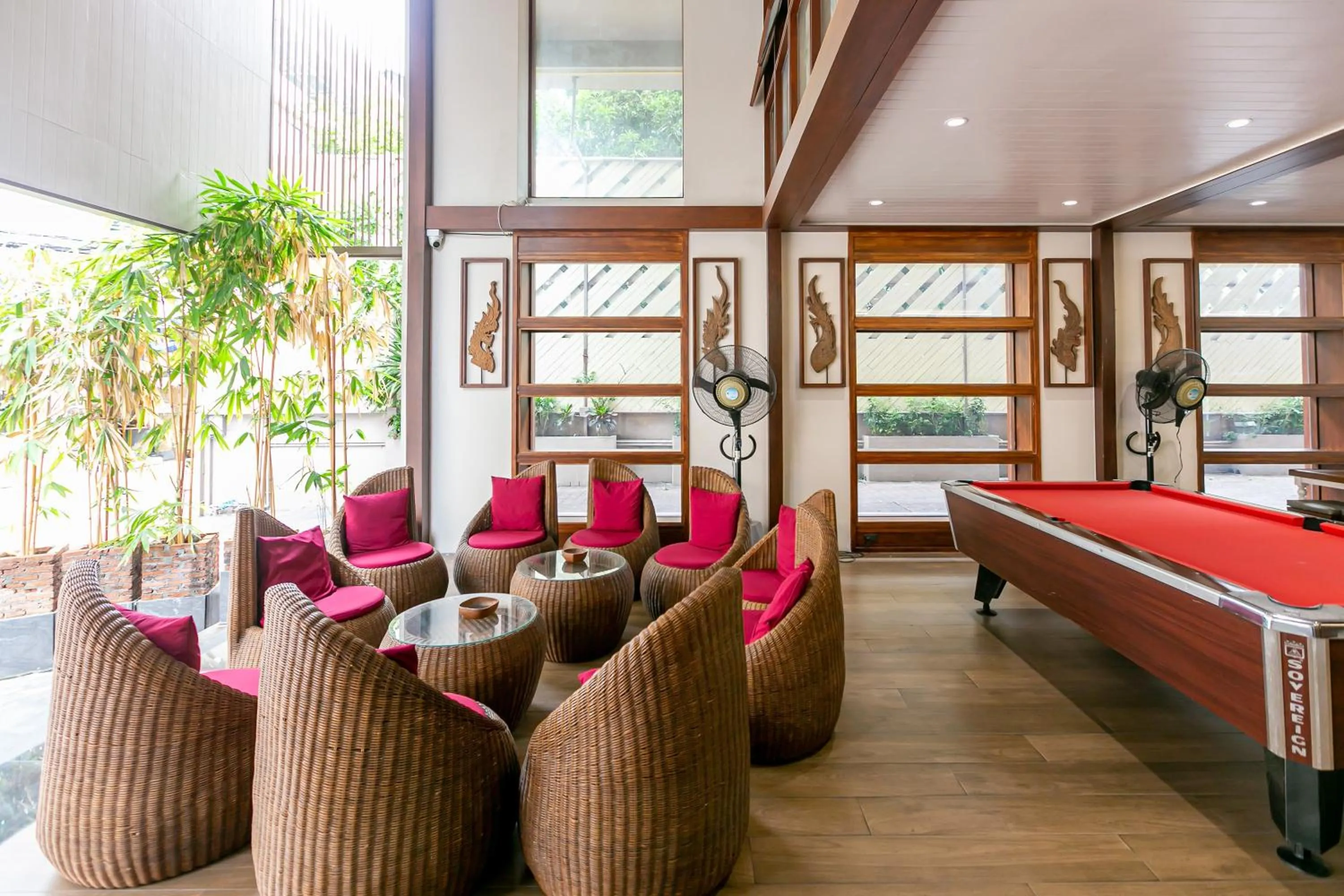 Dining area in A Room Bangkok Sathorn