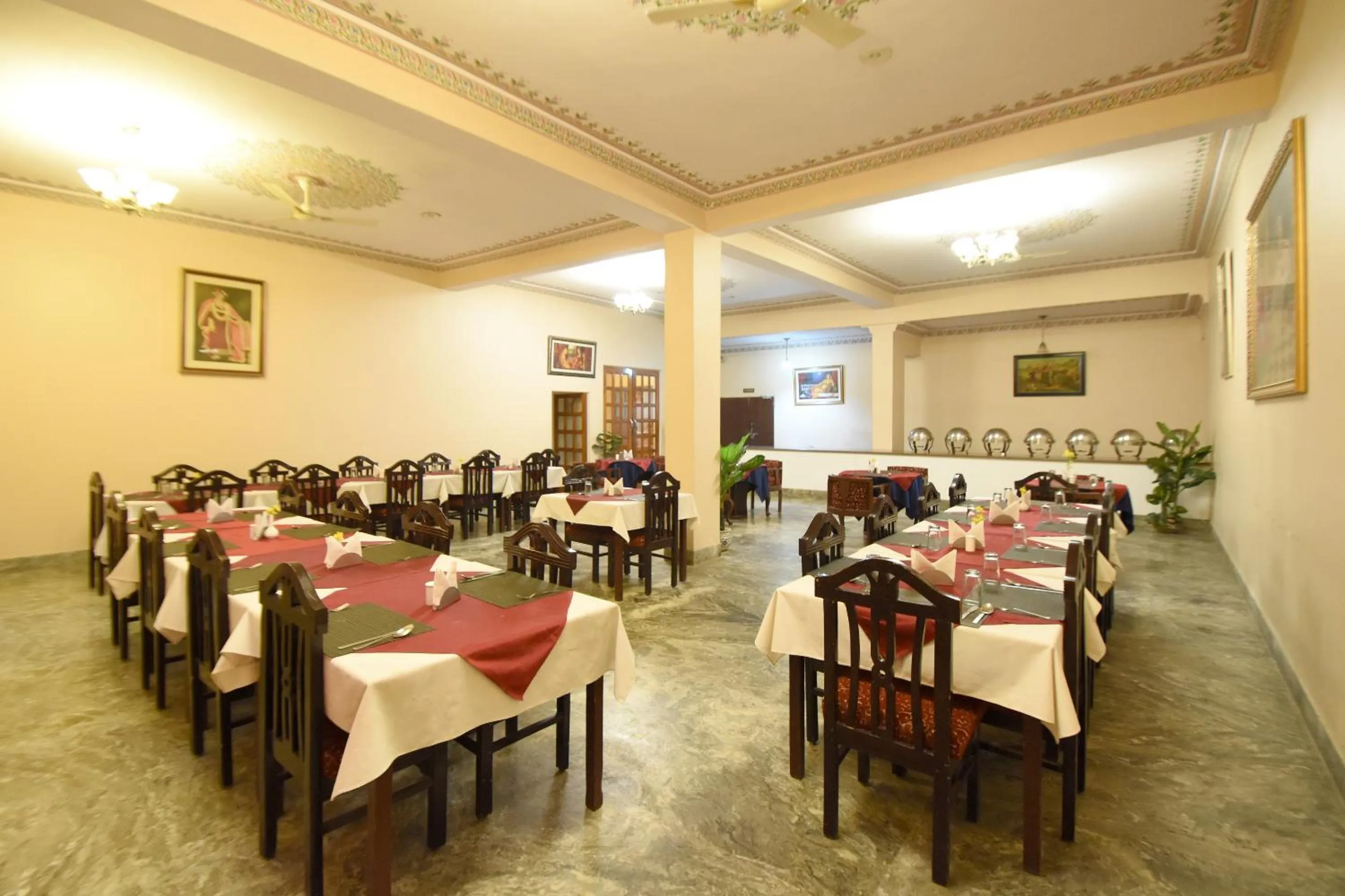 Restaurant/places to eat in Satyam Palace Resort