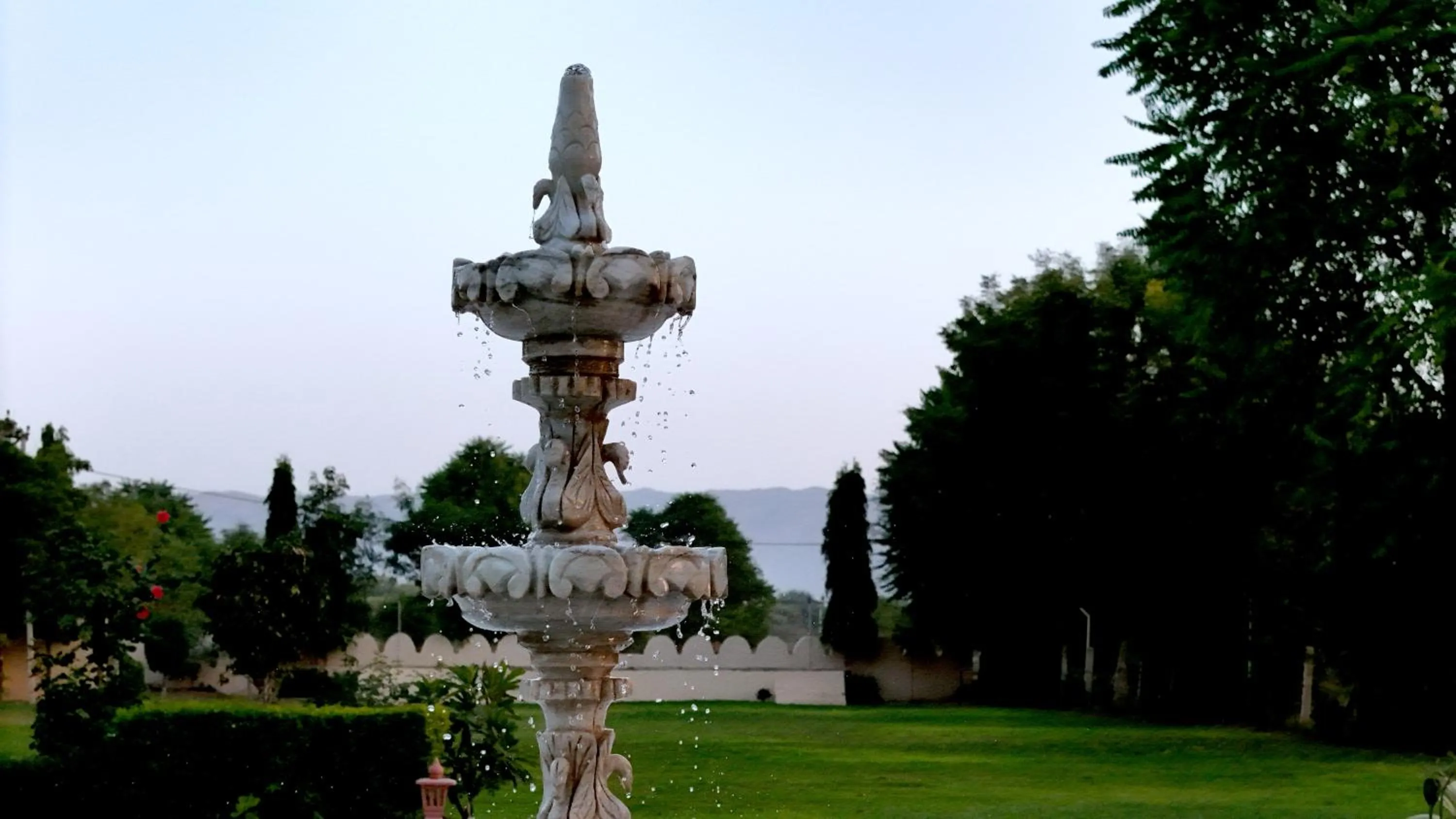 Garden in Satyam Palace Resort
