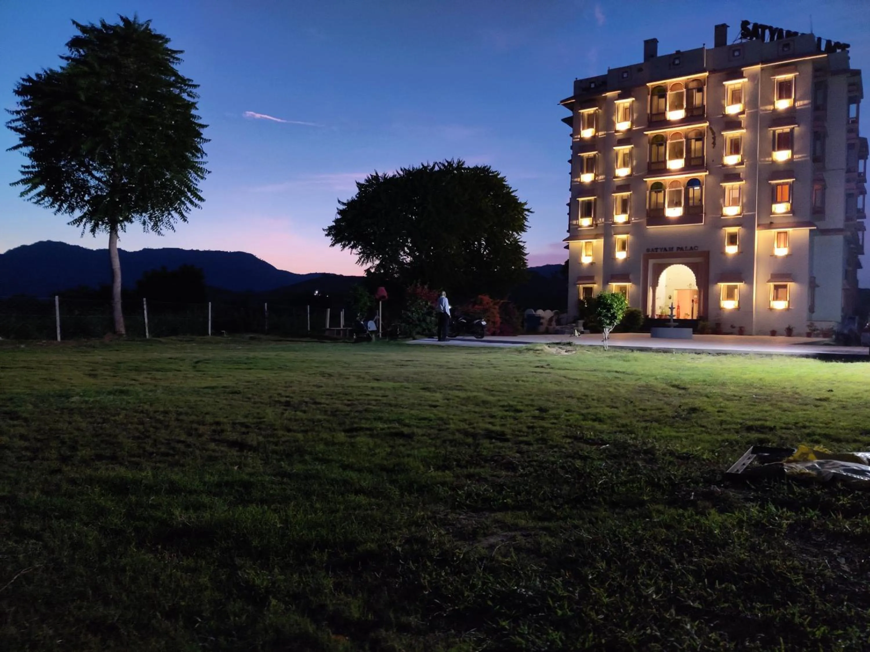 Property building in Satyam Palace Resort