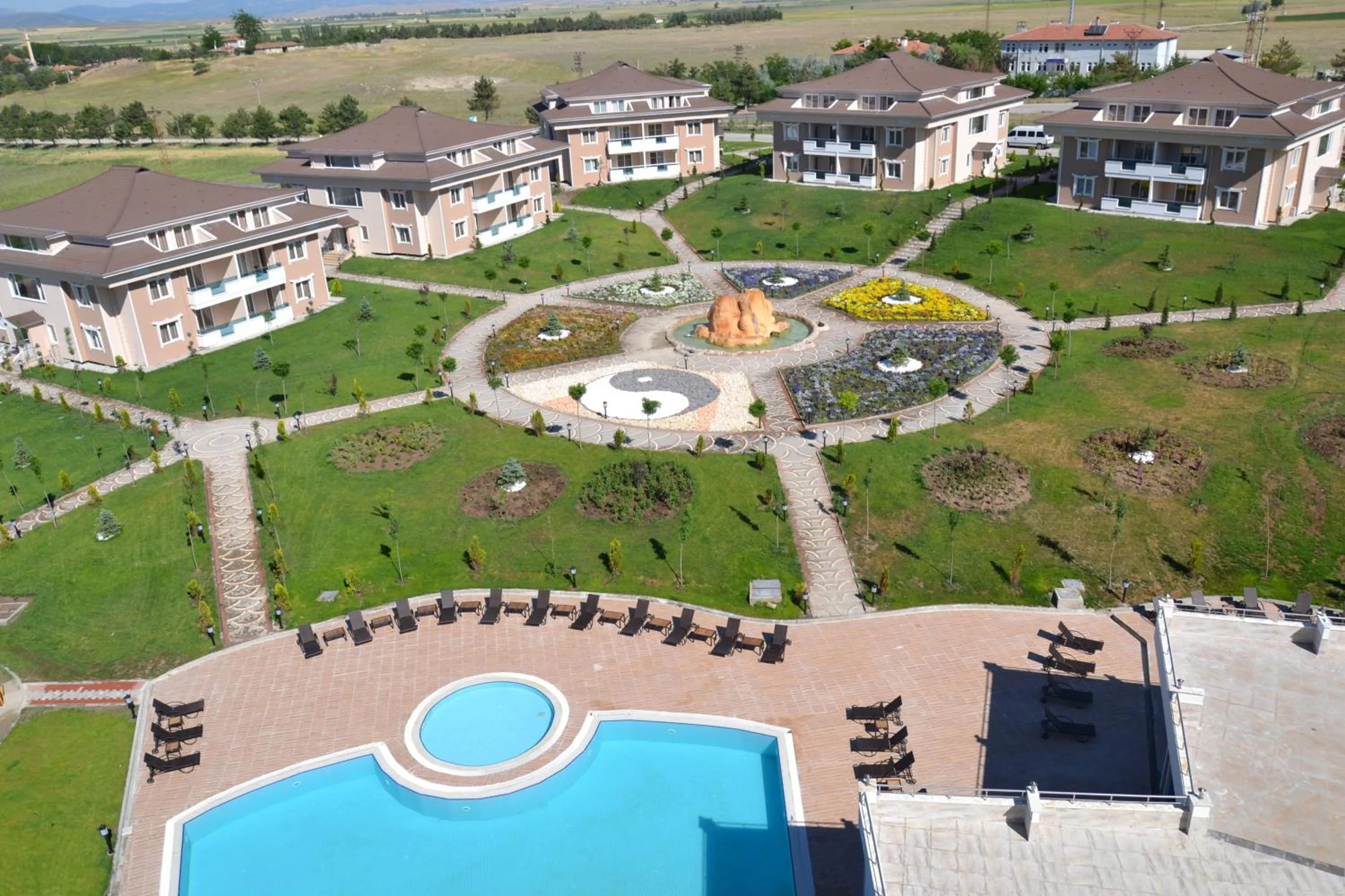Bird's eye view in Safran Thermal Resort Sandikli