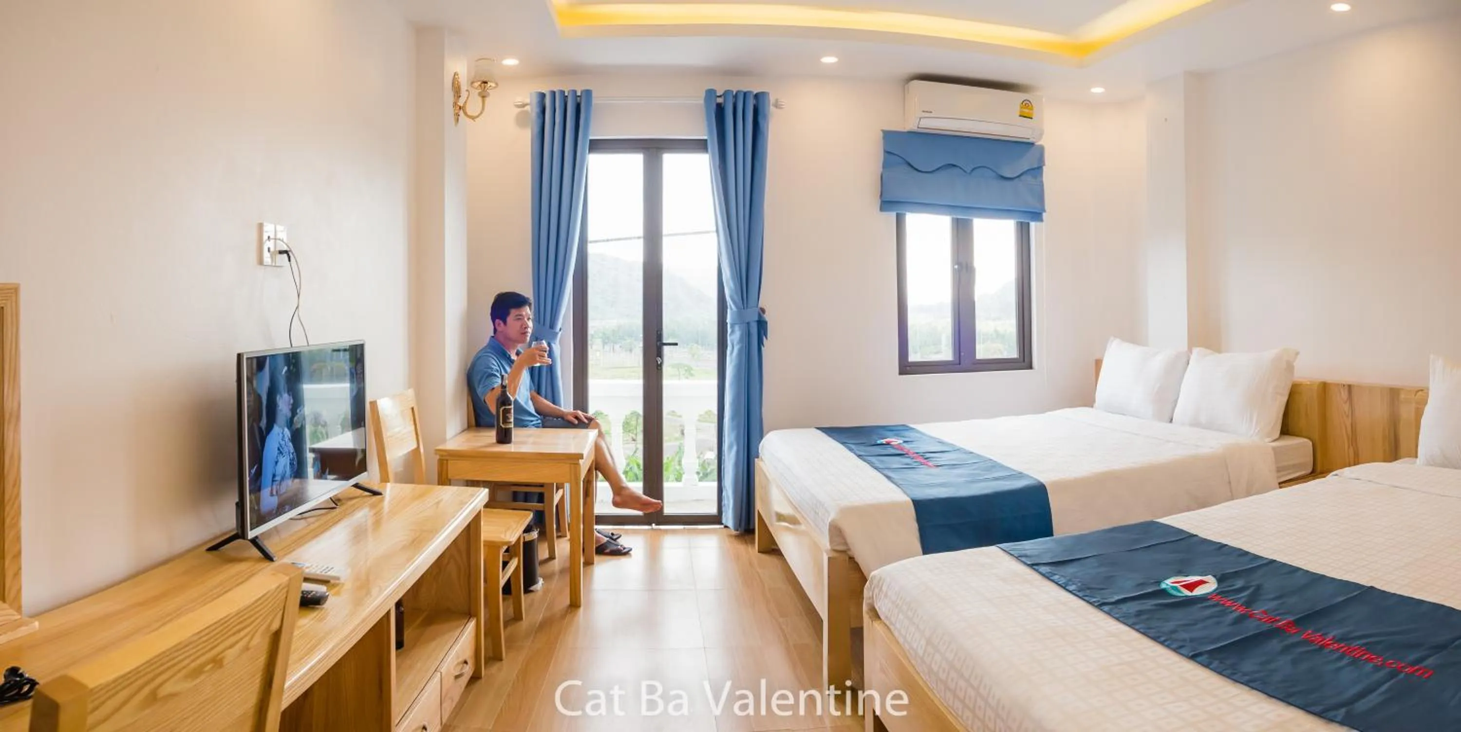 Bed in Cat Ba Valentine