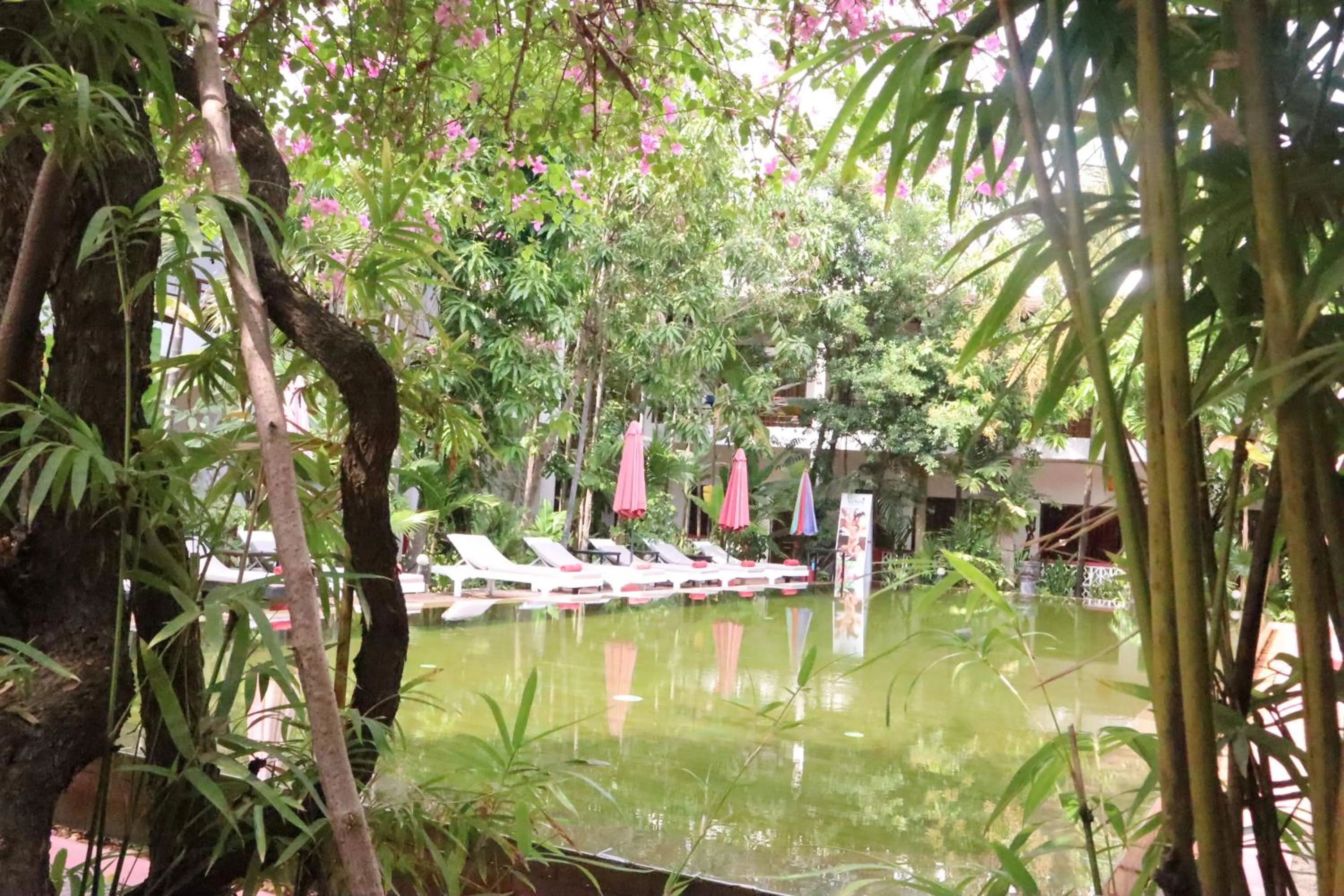 Swimming pool in La Niche D'angkor Boutique Hotel