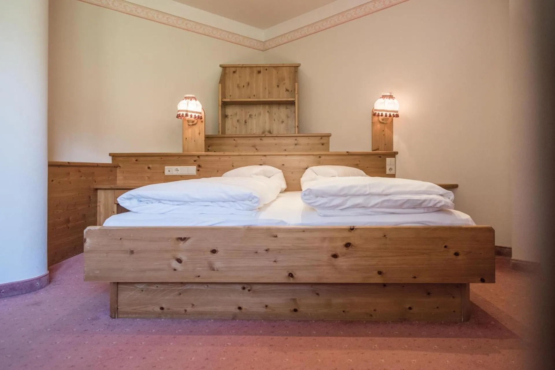 Bed in Hotel Edelweiss