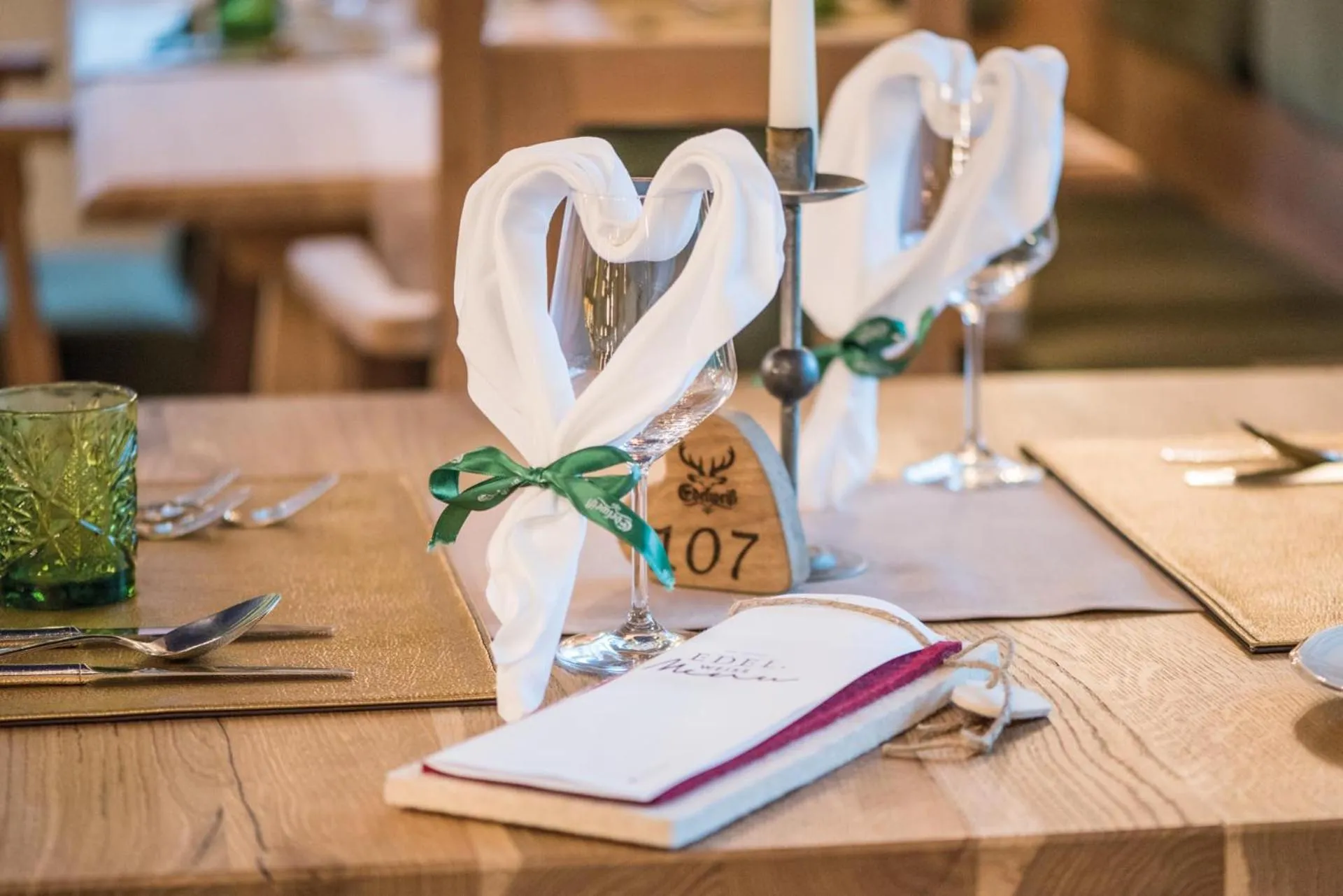 Dining area in Hotel Edelweiss