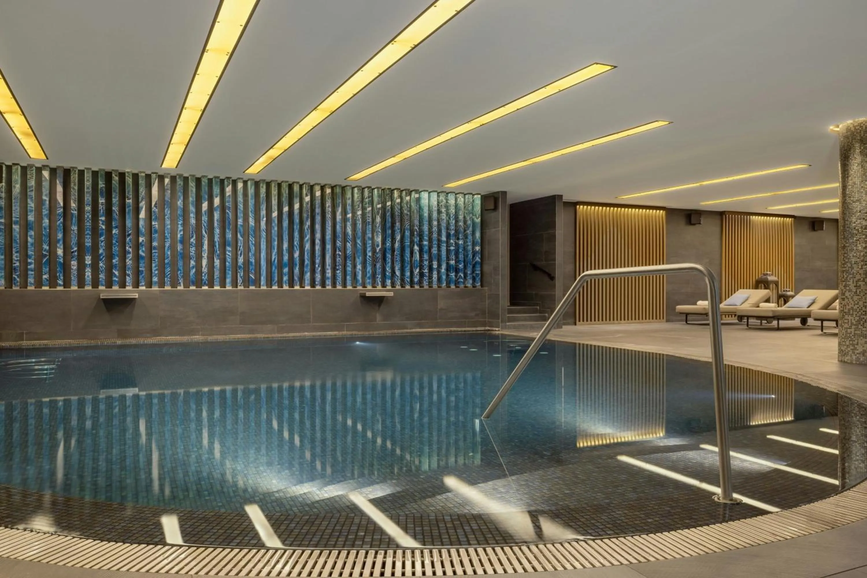 Swimming pool in Sheraton Grand Tbilisi Metechi Palace