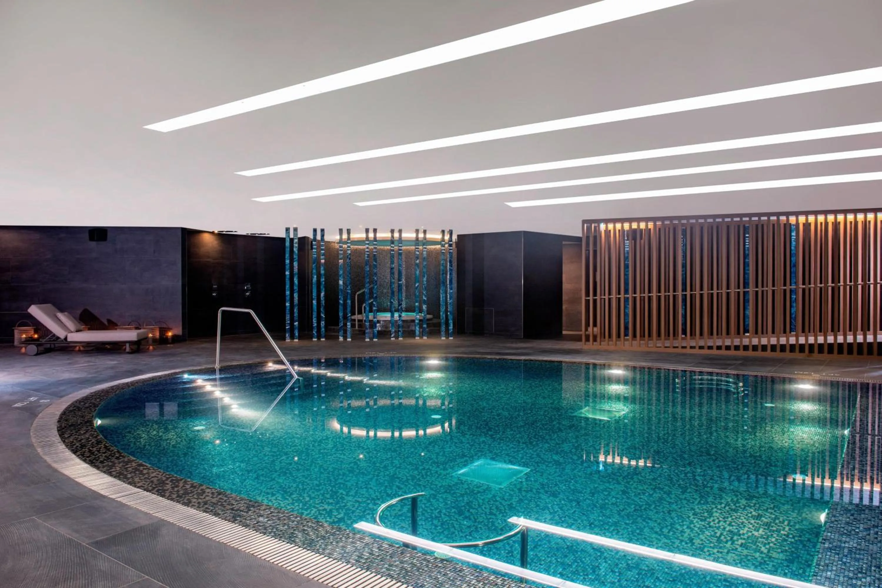 Swimming pool in Sheraton Grand Tbilisi Metechi Palace