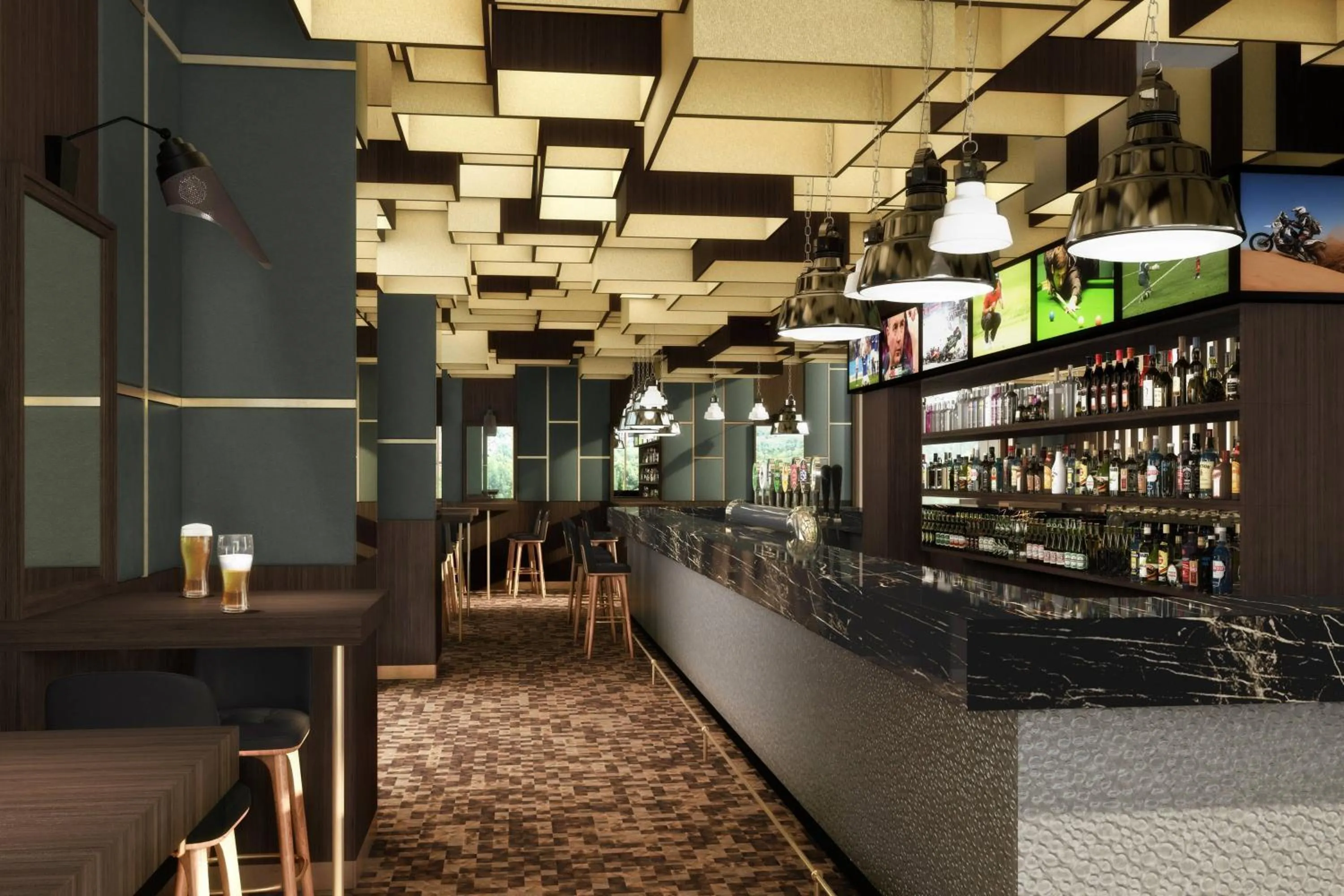 Lounge or bar in Sheraton Grand Tbilisi Metechi Palace