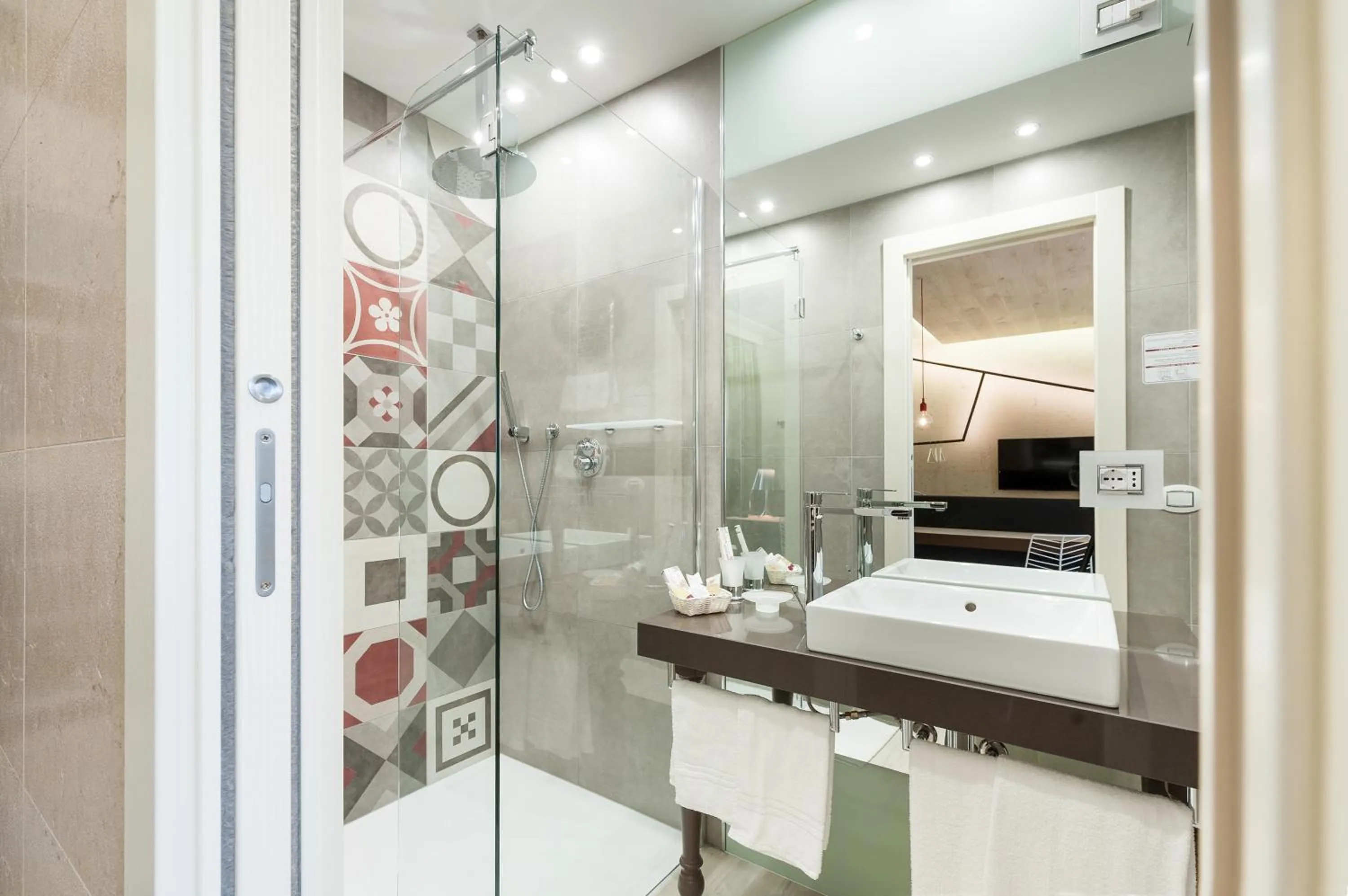 Bathroom in Hotel La Pergola