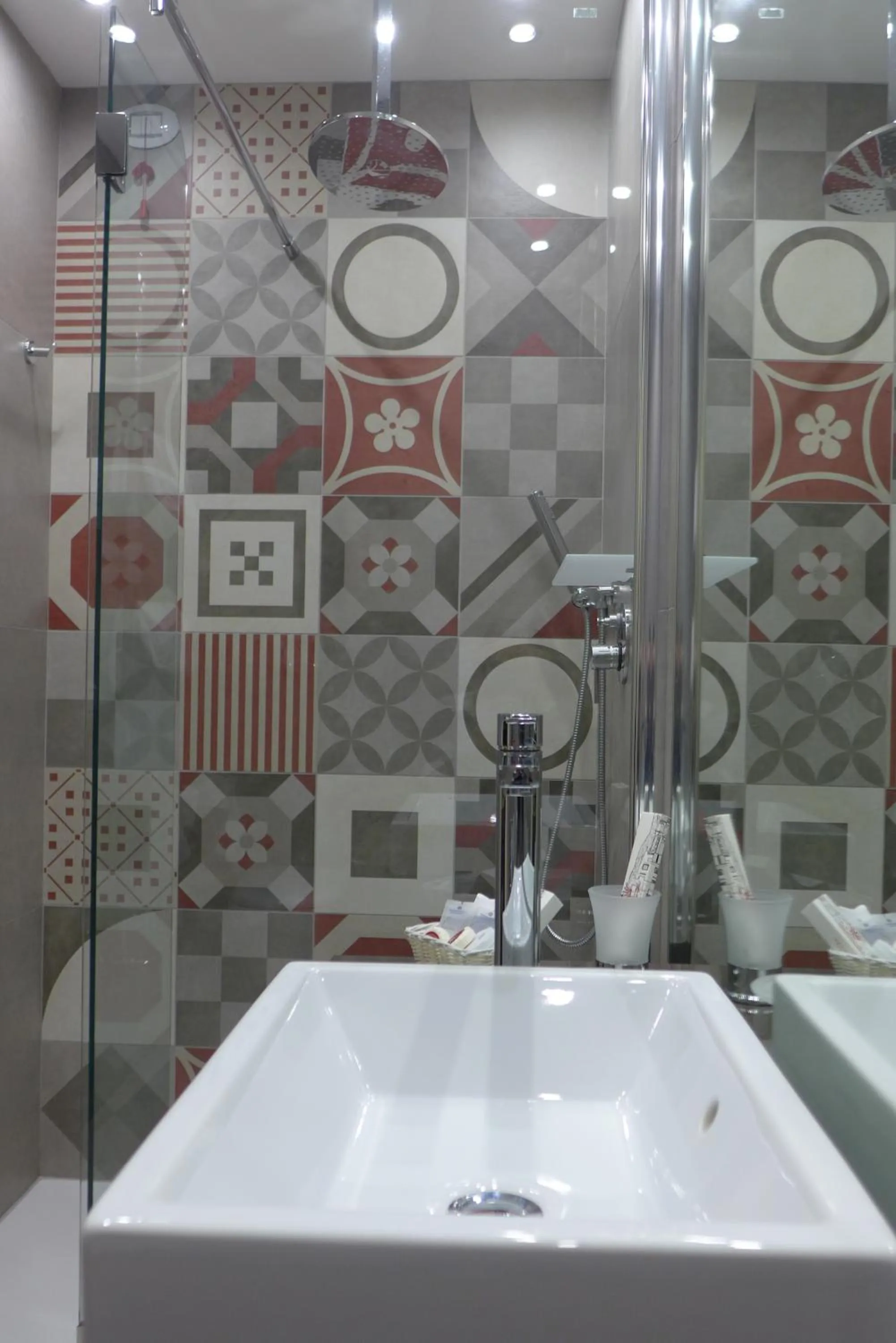 Shower in Hotel La Pergola