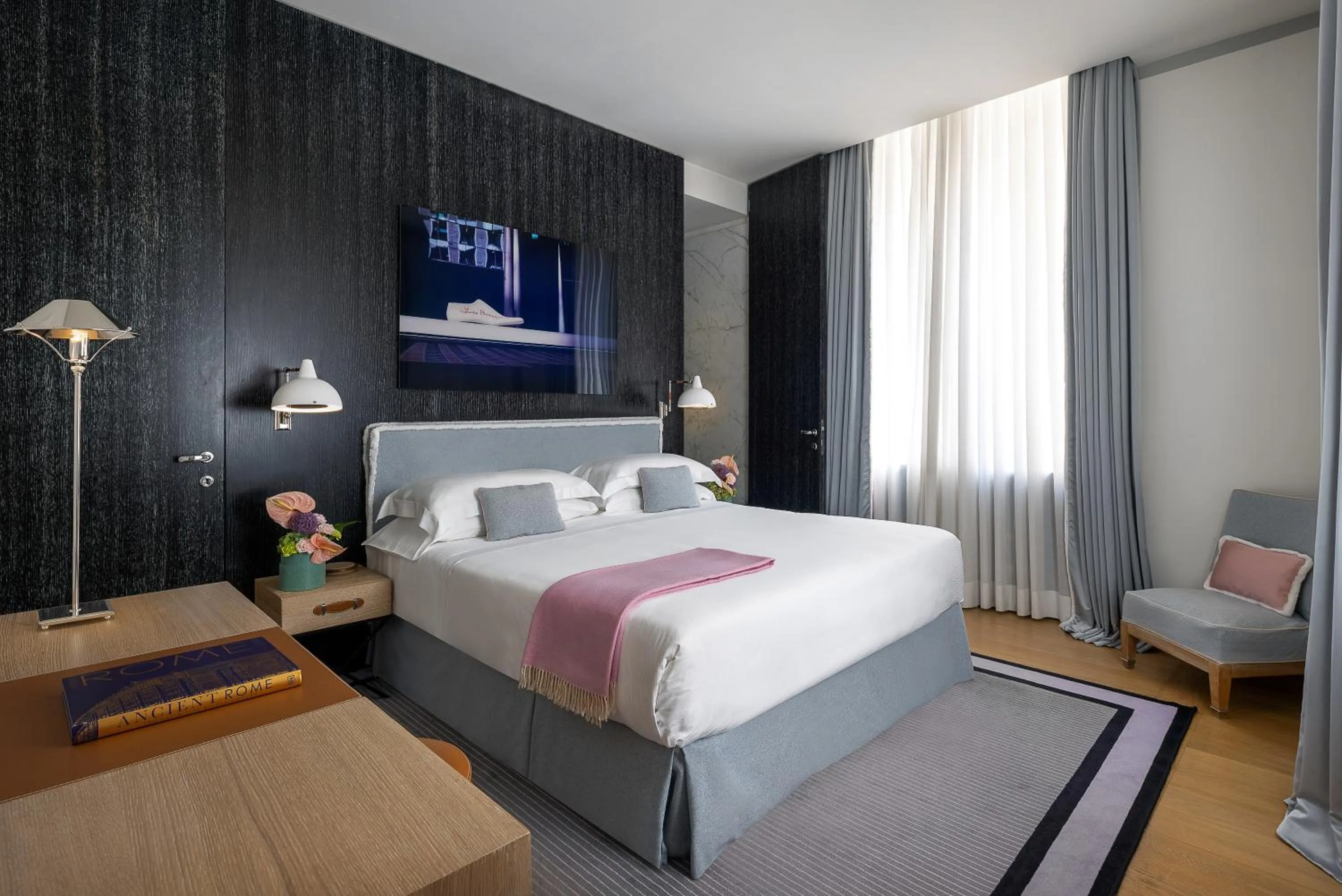 Bedroom, Bed in Portrait Roma - Lungarno Collection