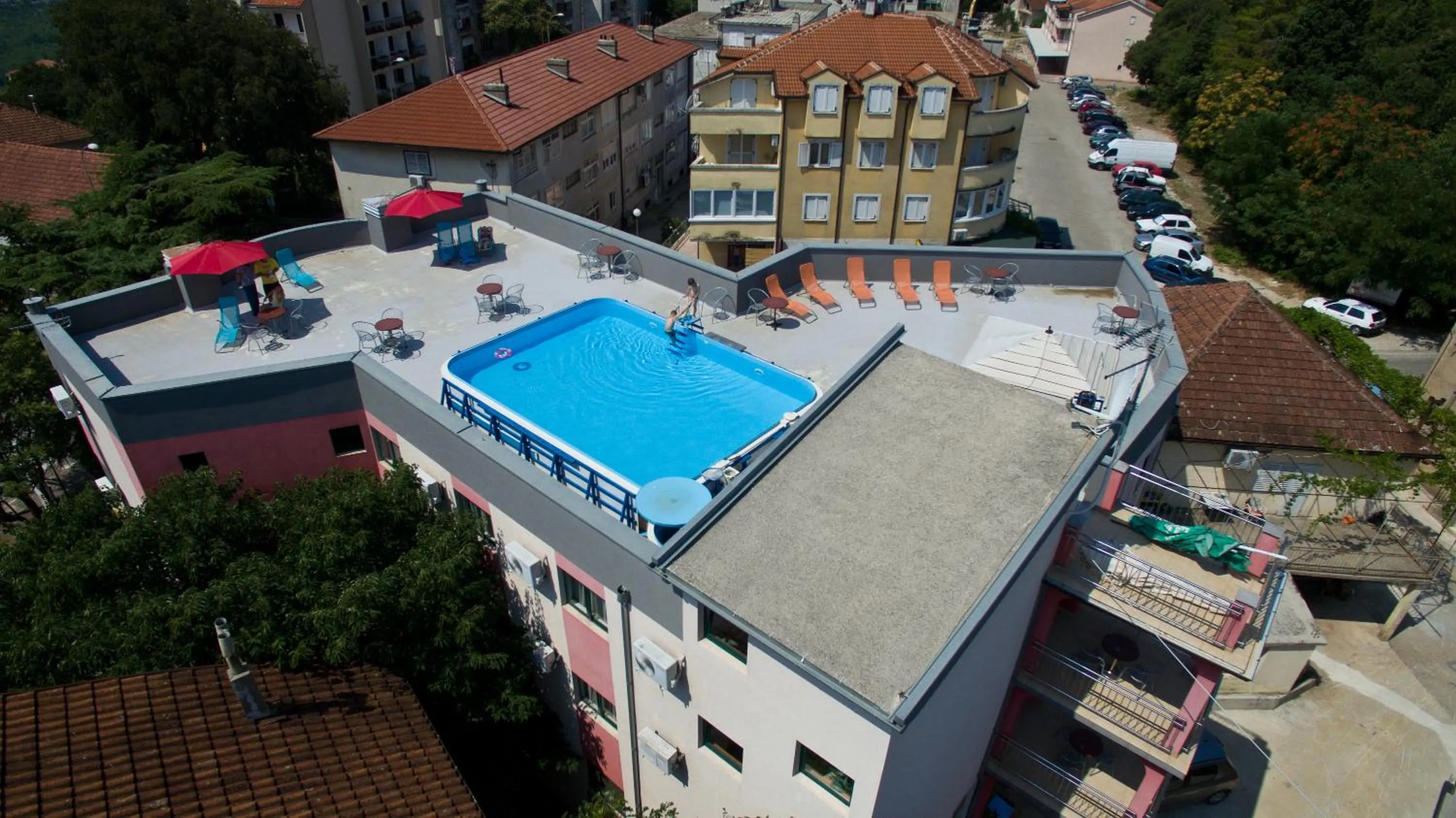 Bird's eye view in Hotel Prvan