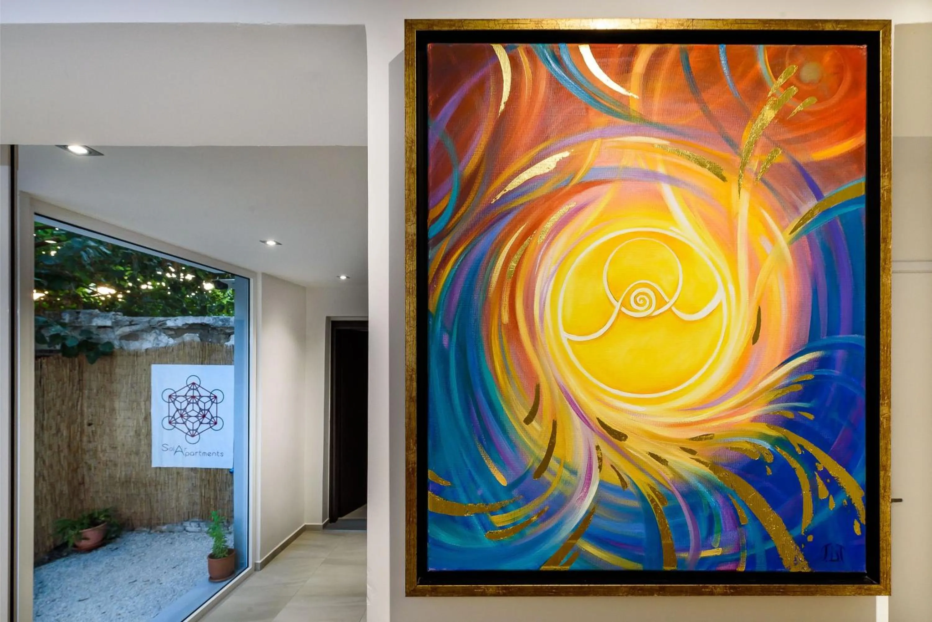 Decorative detail in Solar Apartments by Amara Living