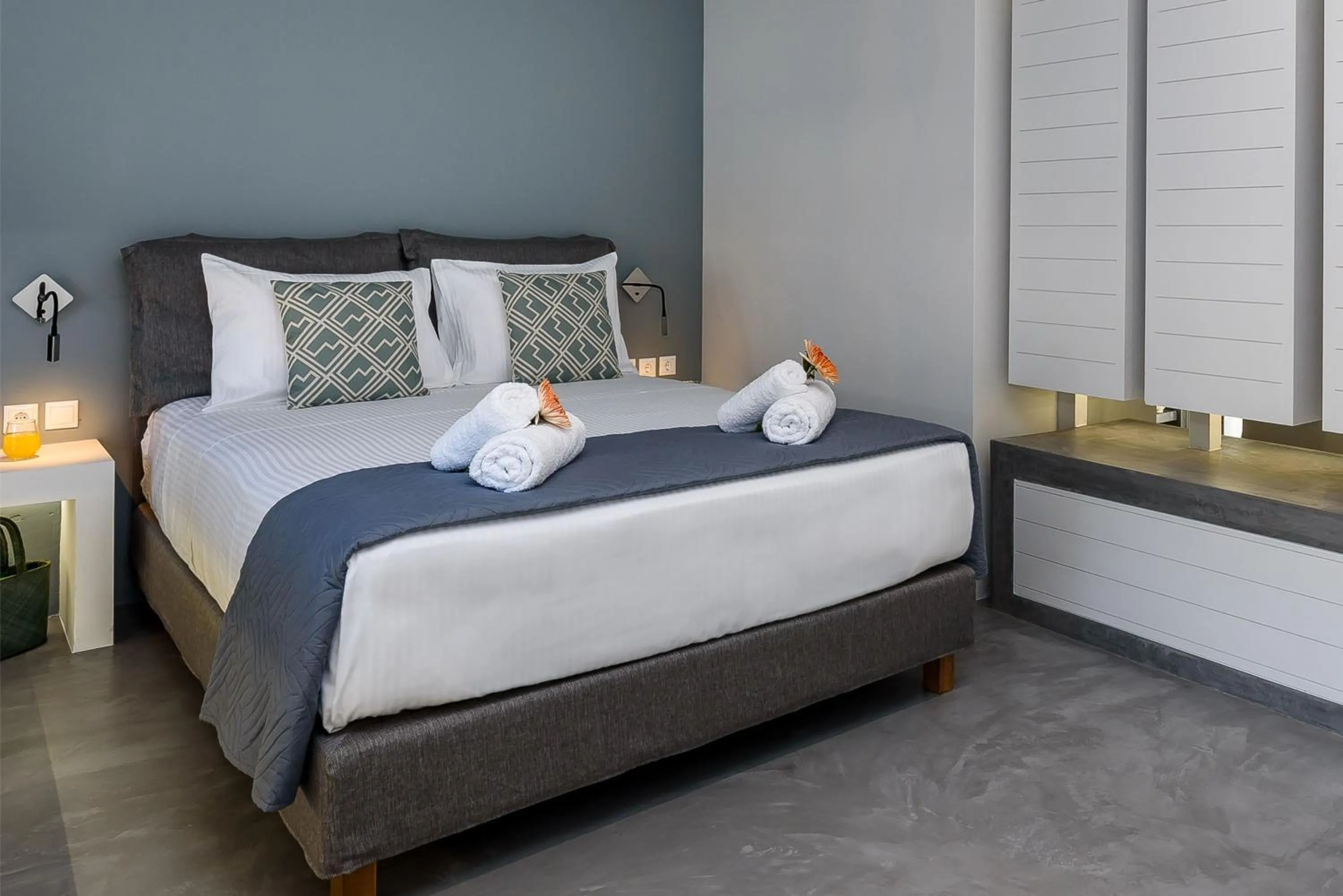 Bed in Solar Apartments by Amara Living