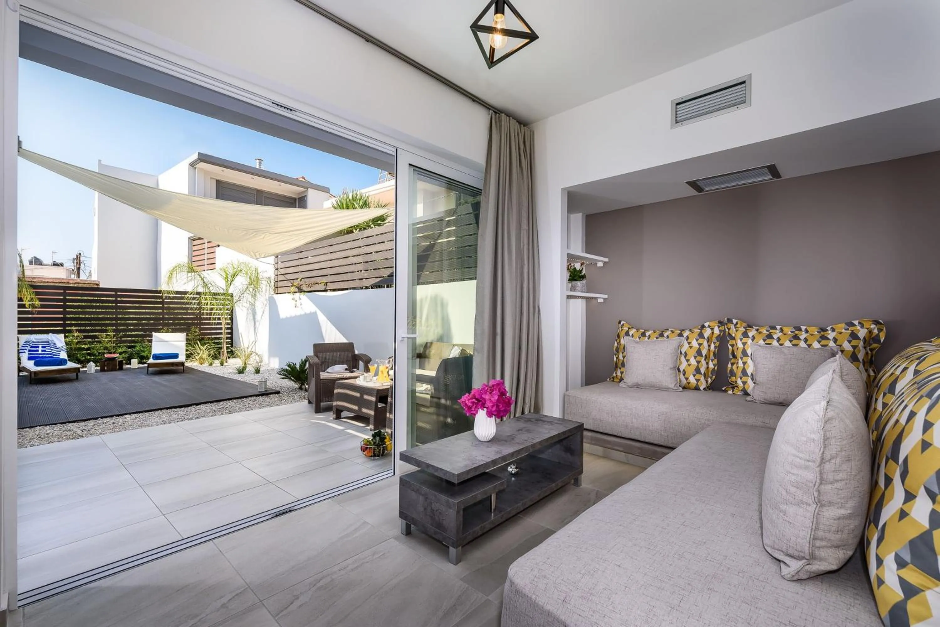 Patio in Solar Apartments by Amara Living