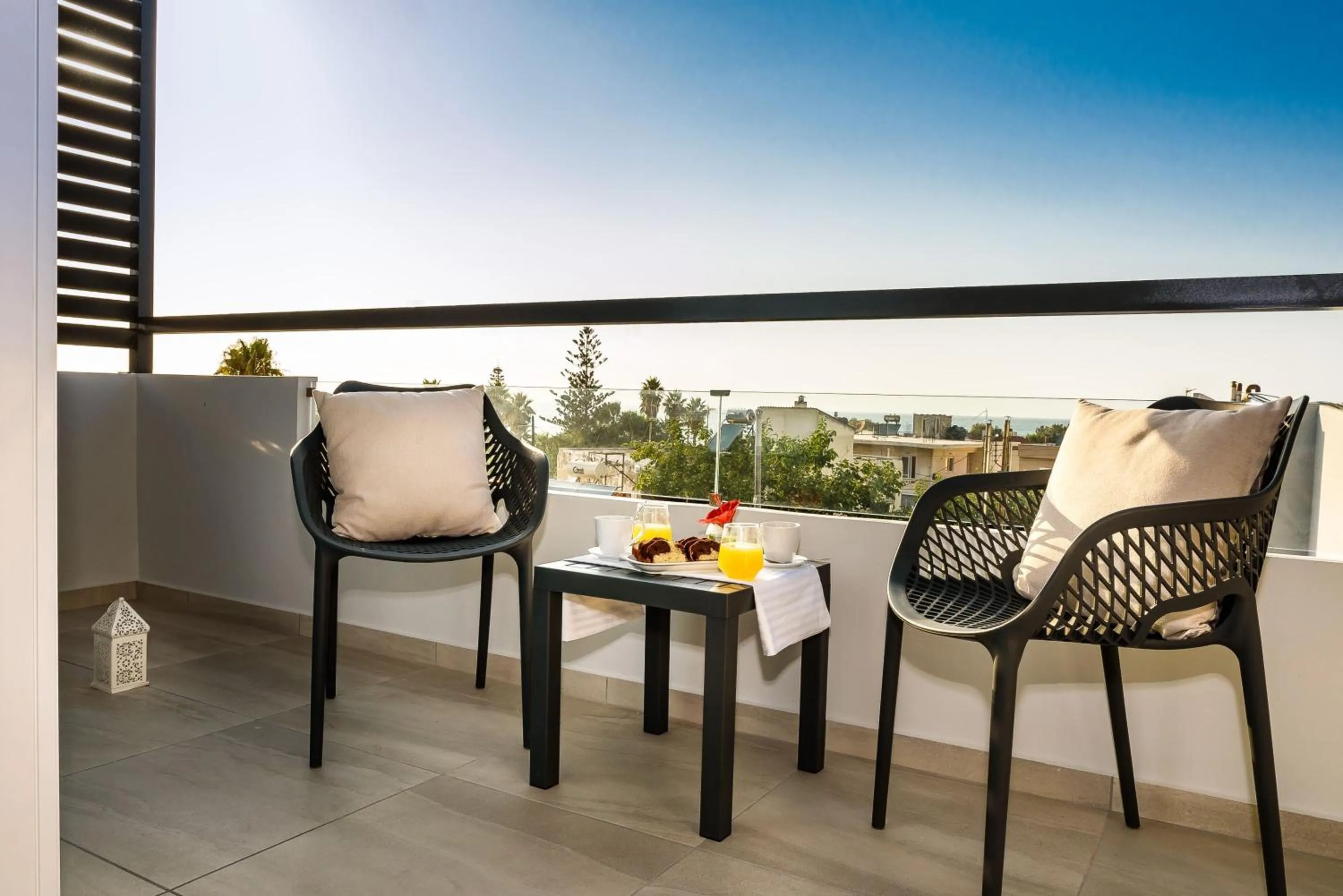 Patio in Solar Apartments by Amara Living