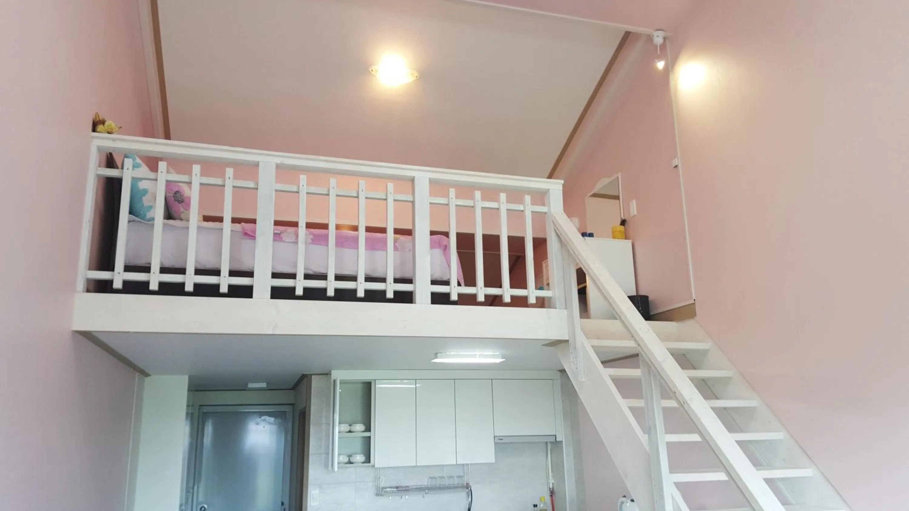 Bedroom, Bed in Dreaming Forest Pension Seogwipo