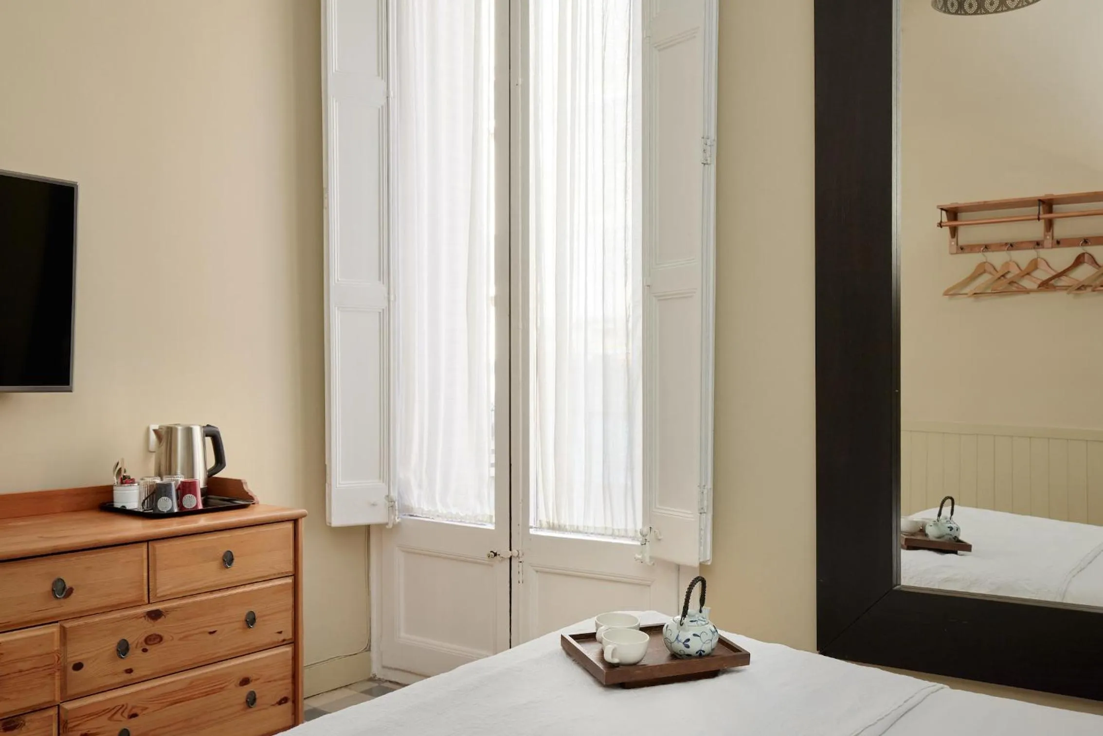 Bed in Hostal Poblenou