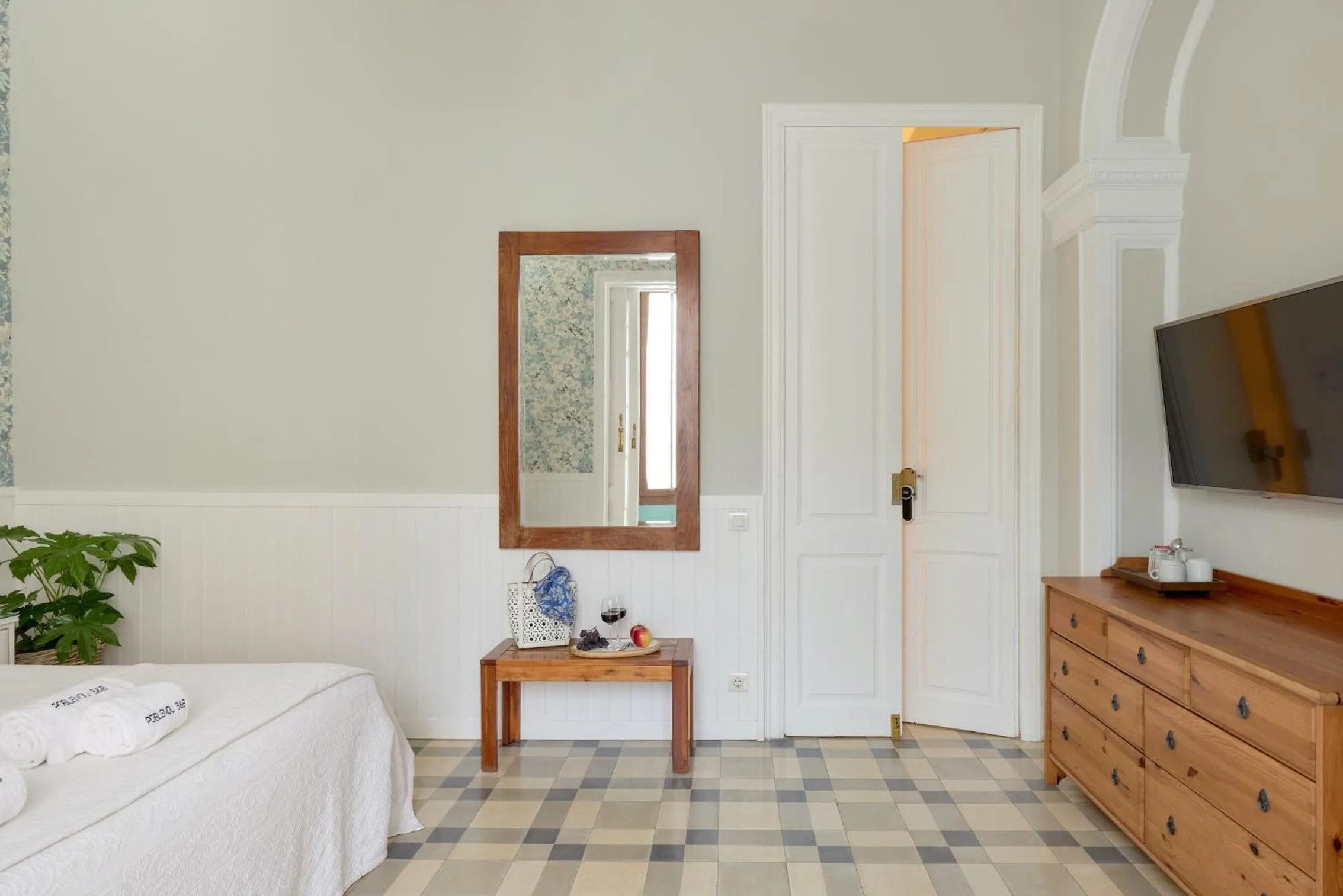 Bed in Hostal Poblenou