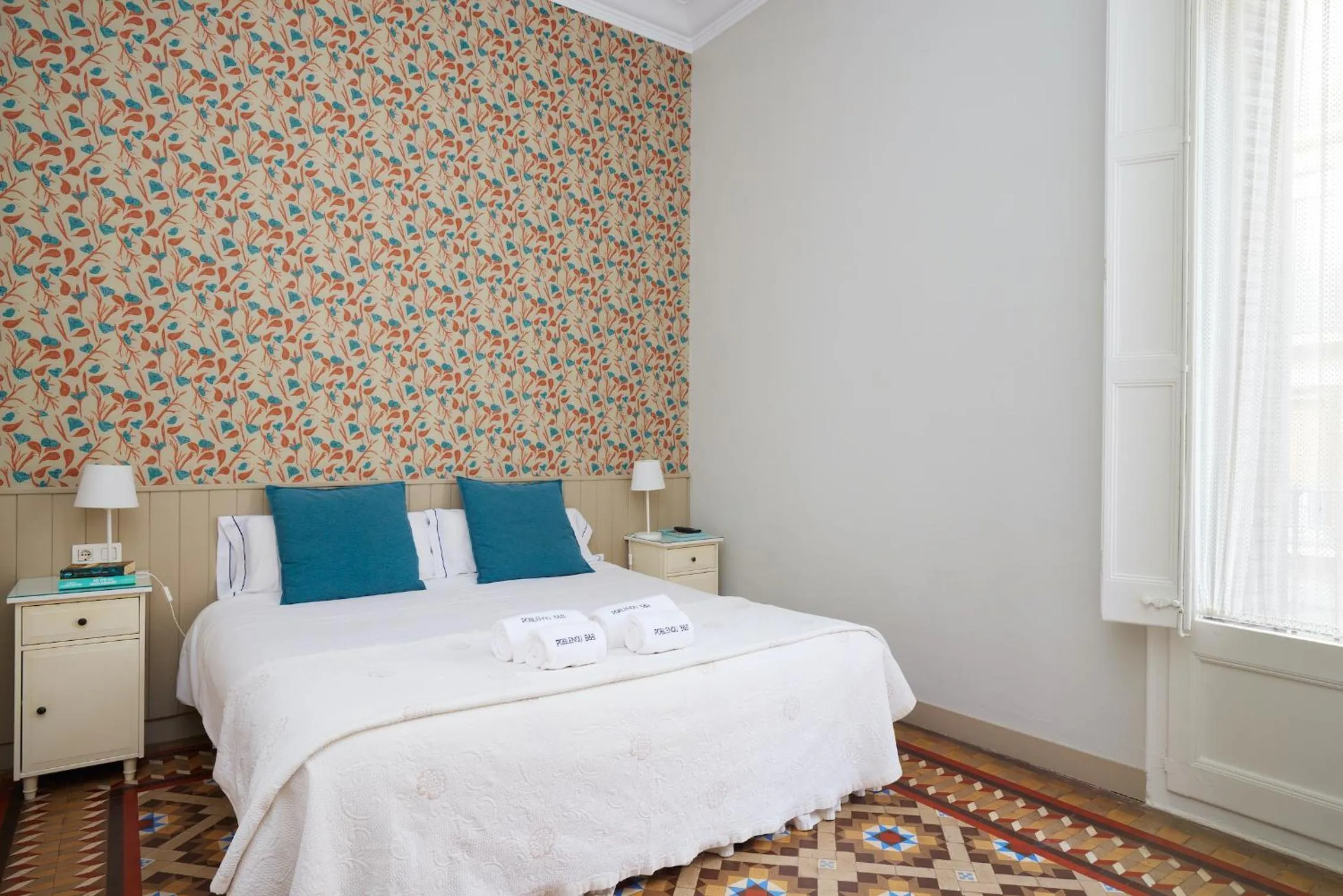 Bed in Hostal Poblenou