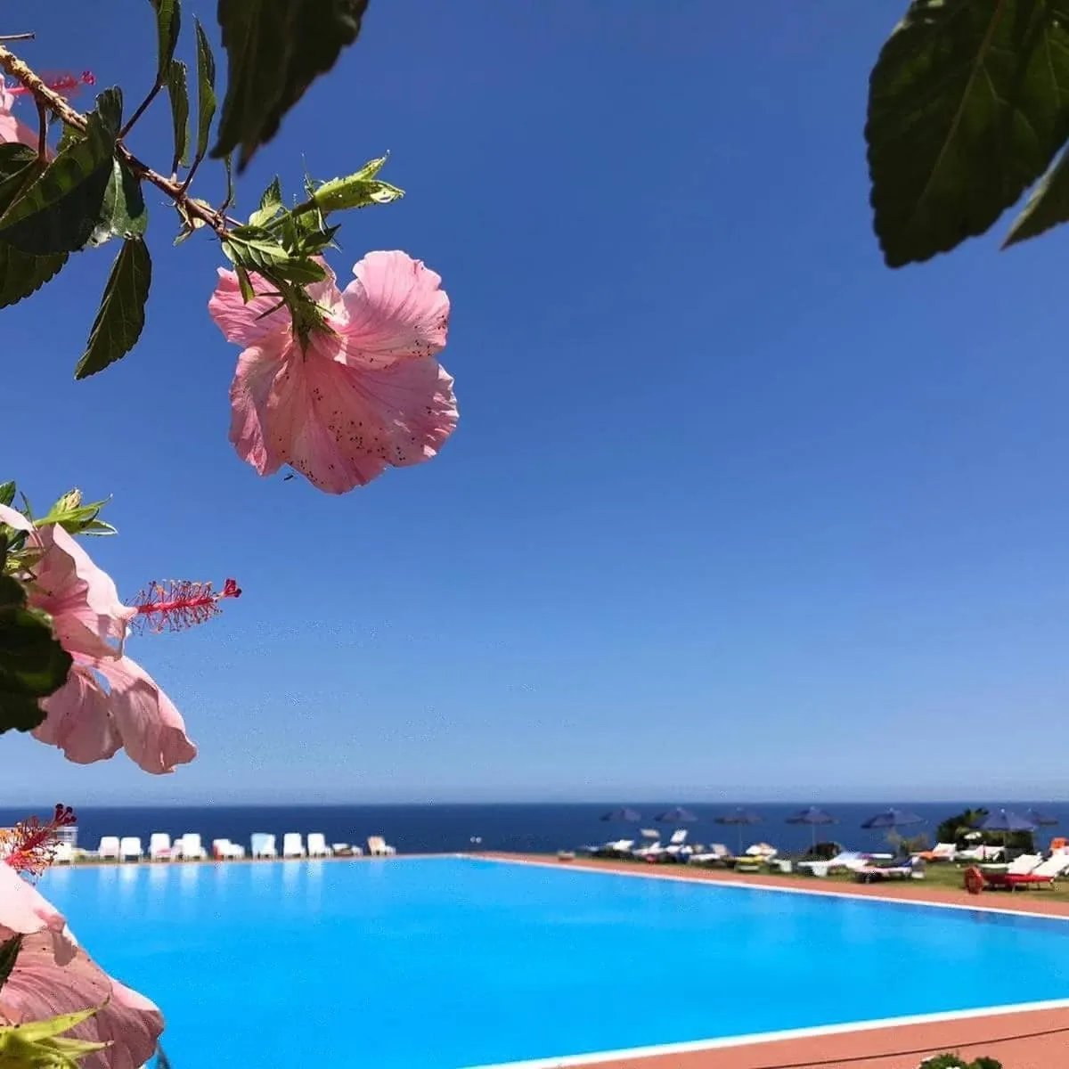Swimming pool in Hotel Torre Normanna