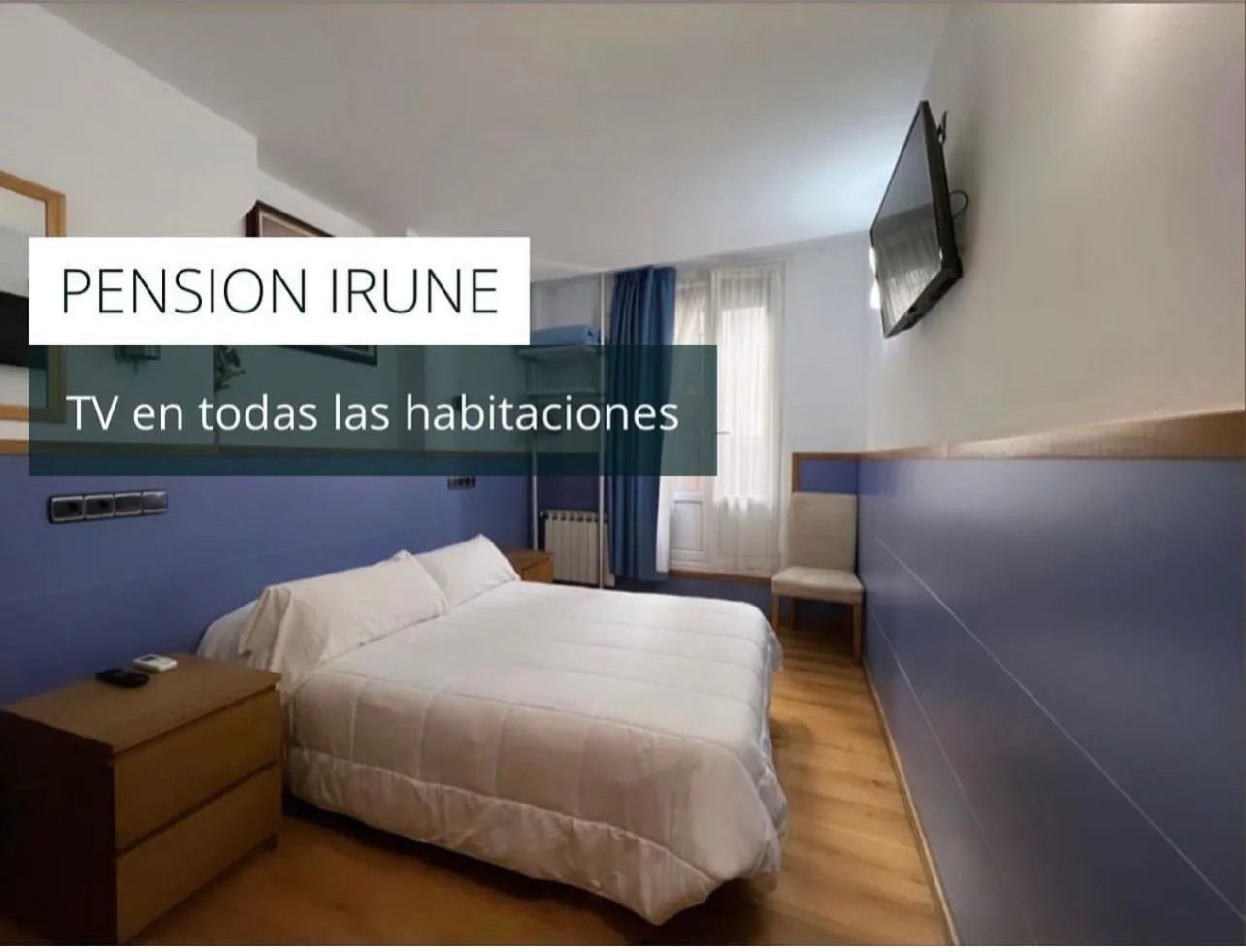 Bed in Pensión Irune by Vivere Stays